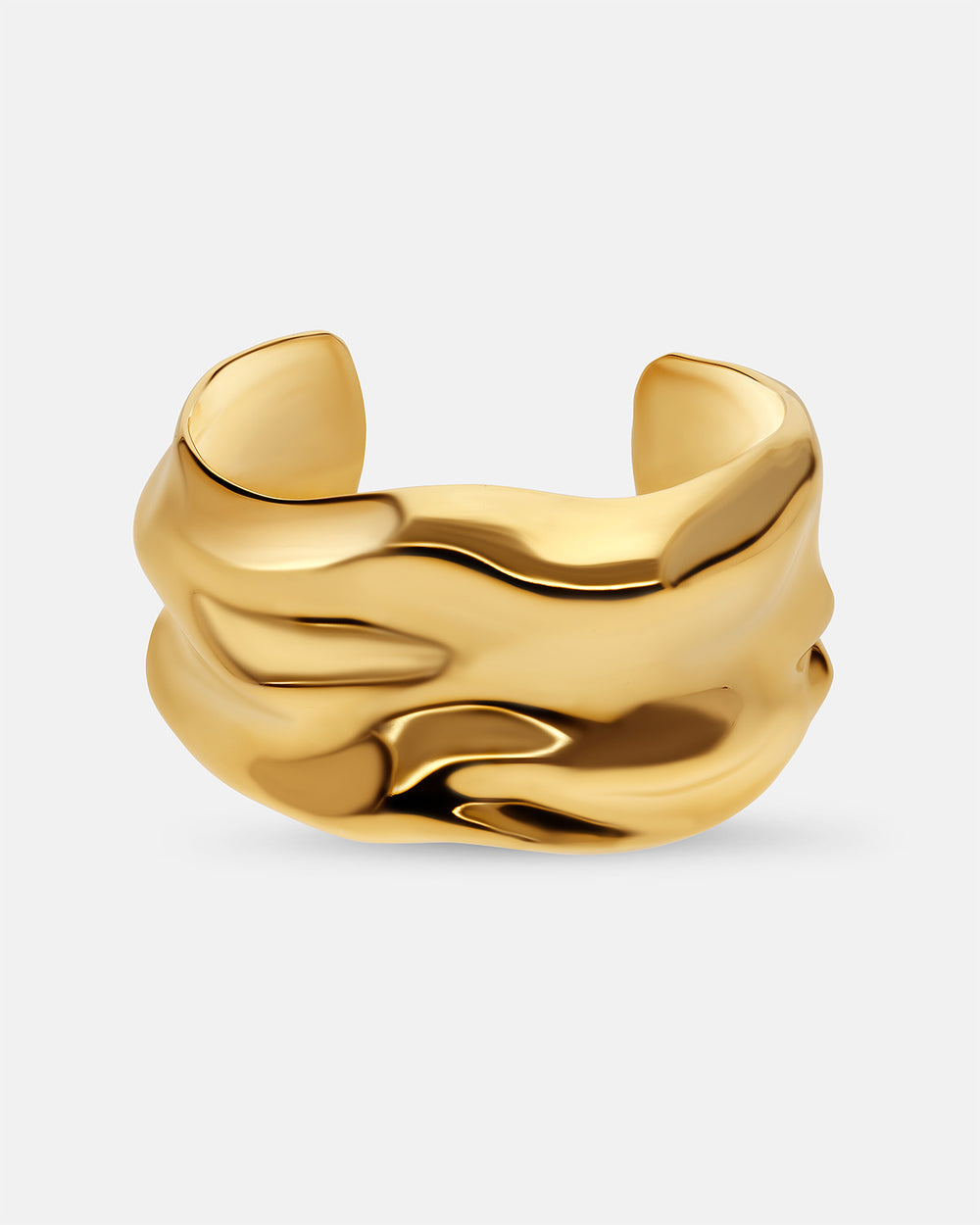Aurora Cuff Bracelet in Gold Vermeil