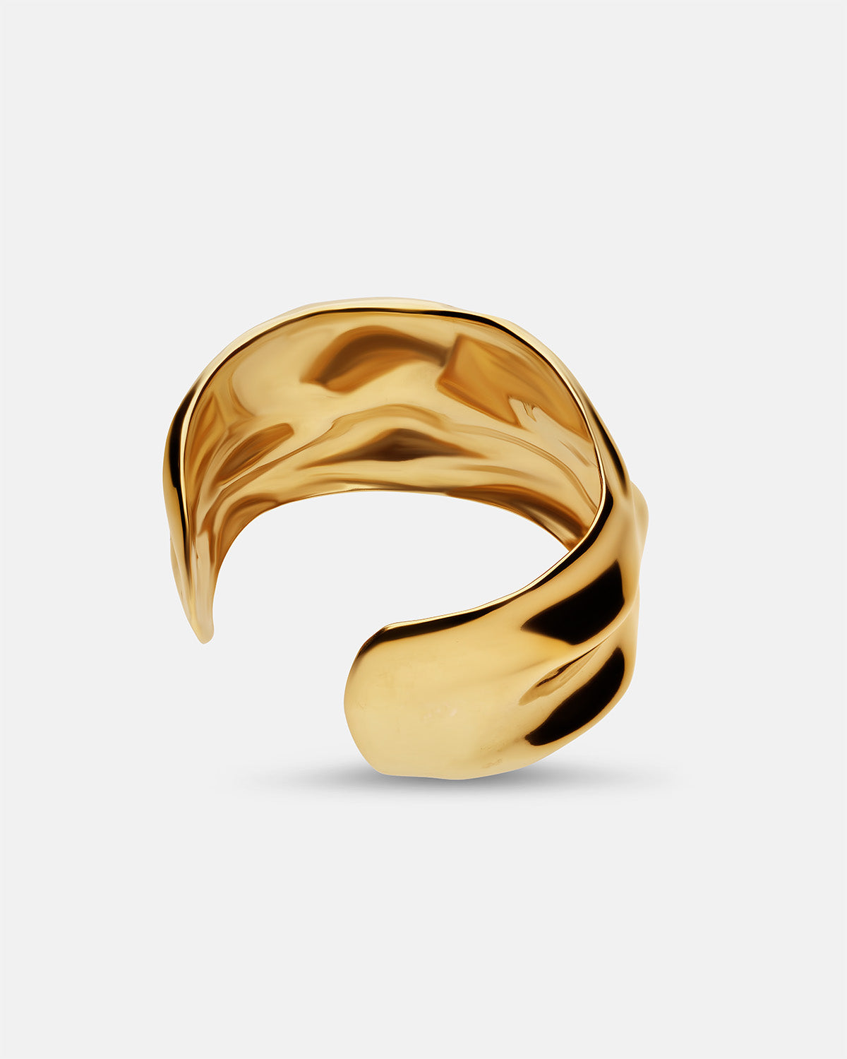Aurora Cuff Bracelet in Gold Vermeil