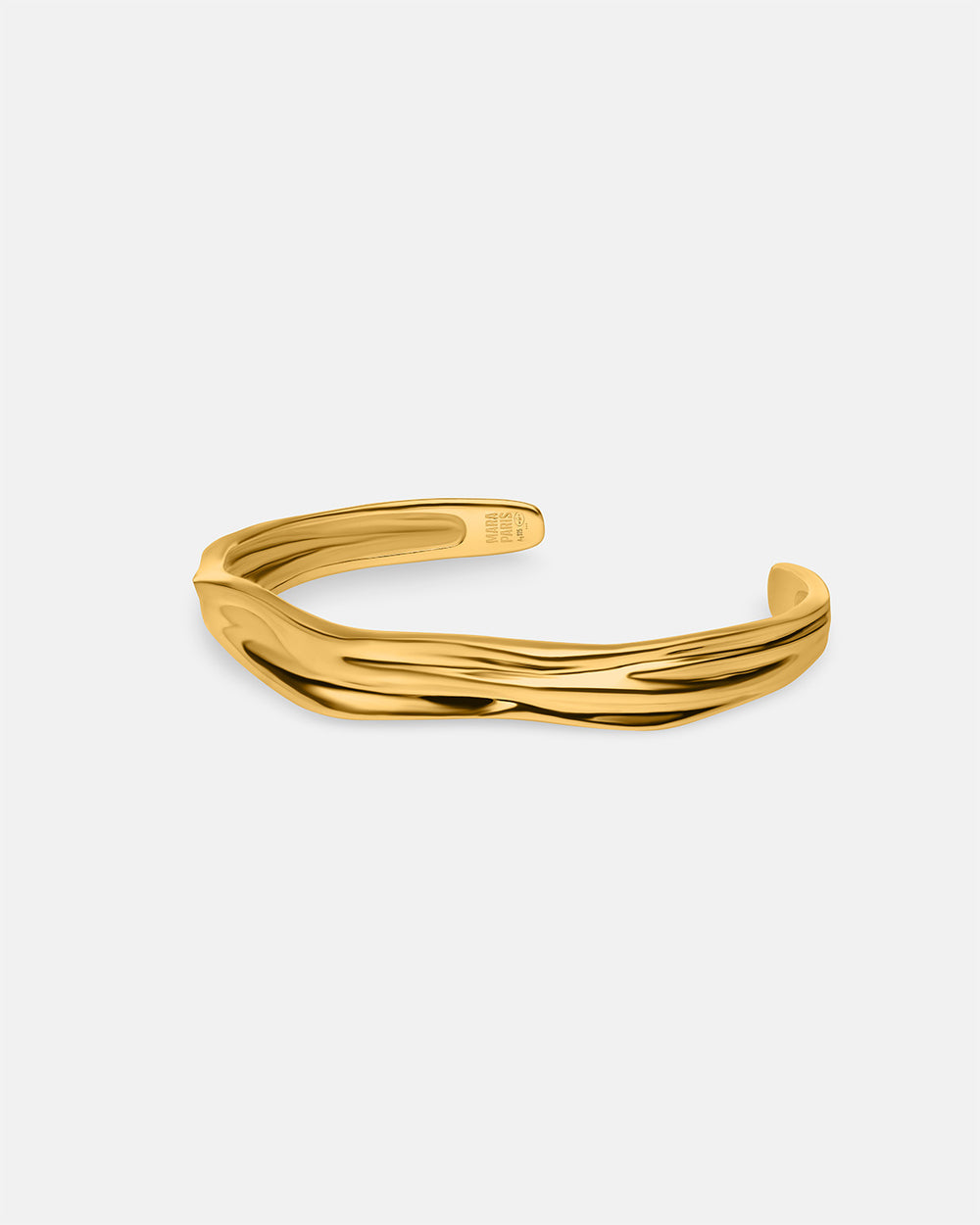 Aurora Slim Cuff Bracelet in Gold Vermeil (65mm)