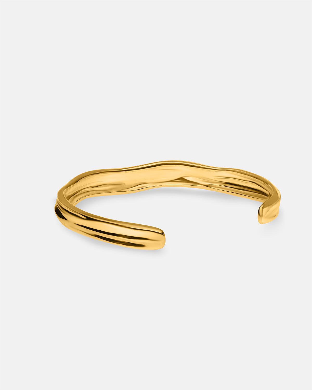 Aurora Slim Cuff Bracelet in Gold Vermeil (65mm)