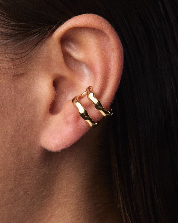 Ear cuff Cosmic Trouble en vermeil