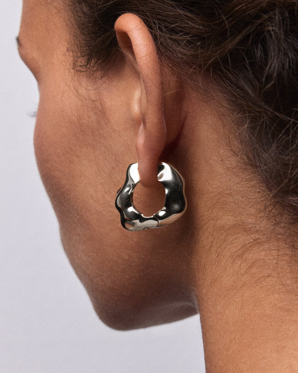 Lunar Large Hinged Earrings