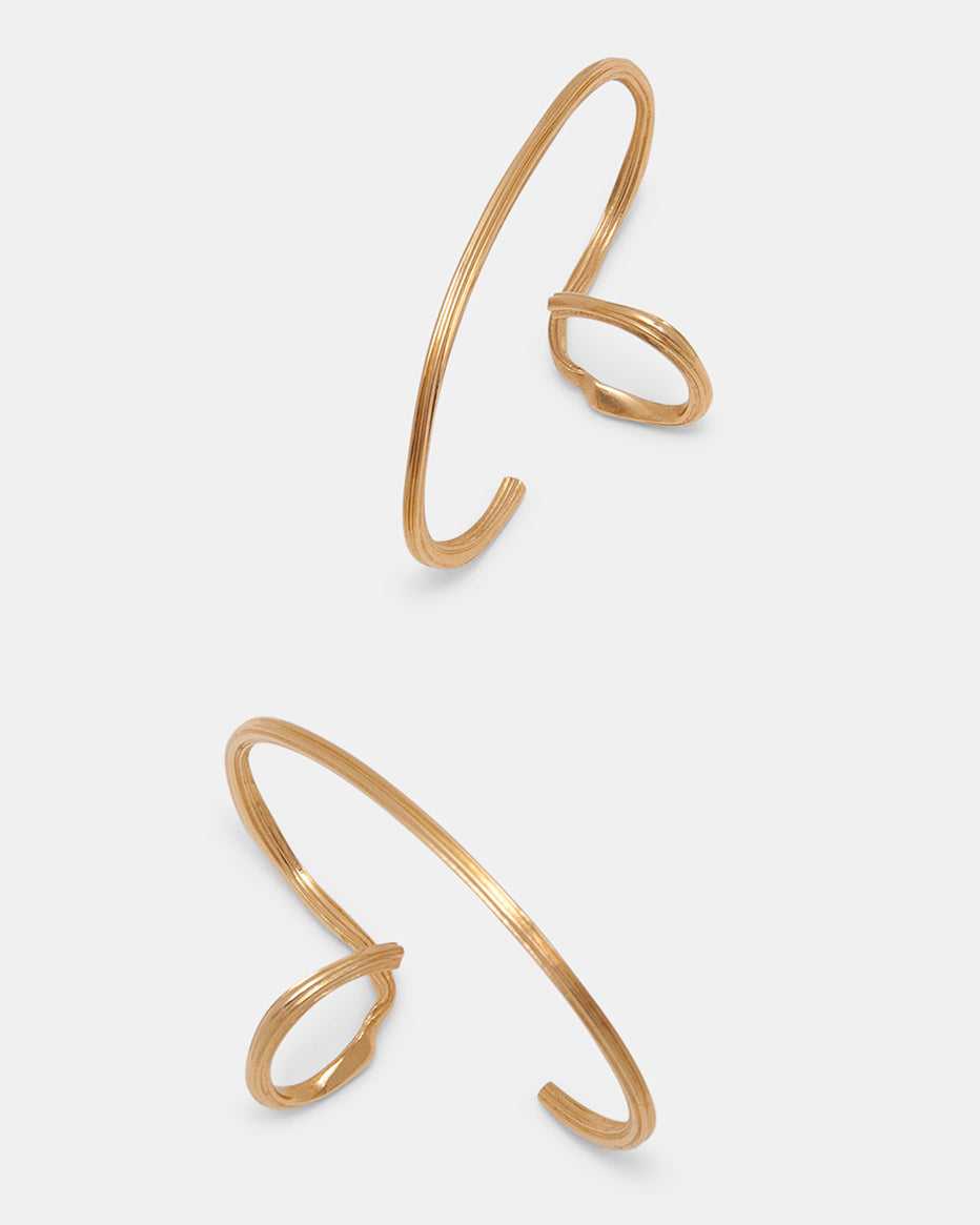 Virta Ear Cuff In Gold Vermeil