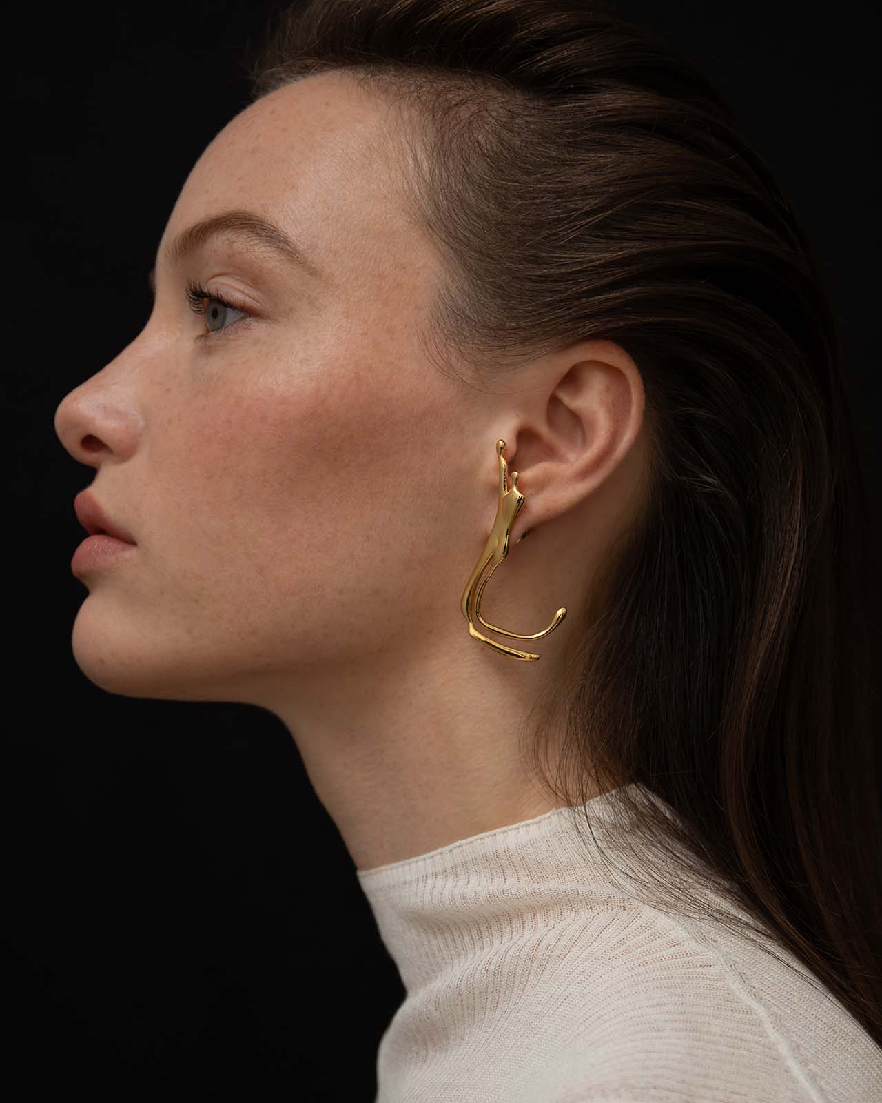 Amour Earrings In Gold Vermeil