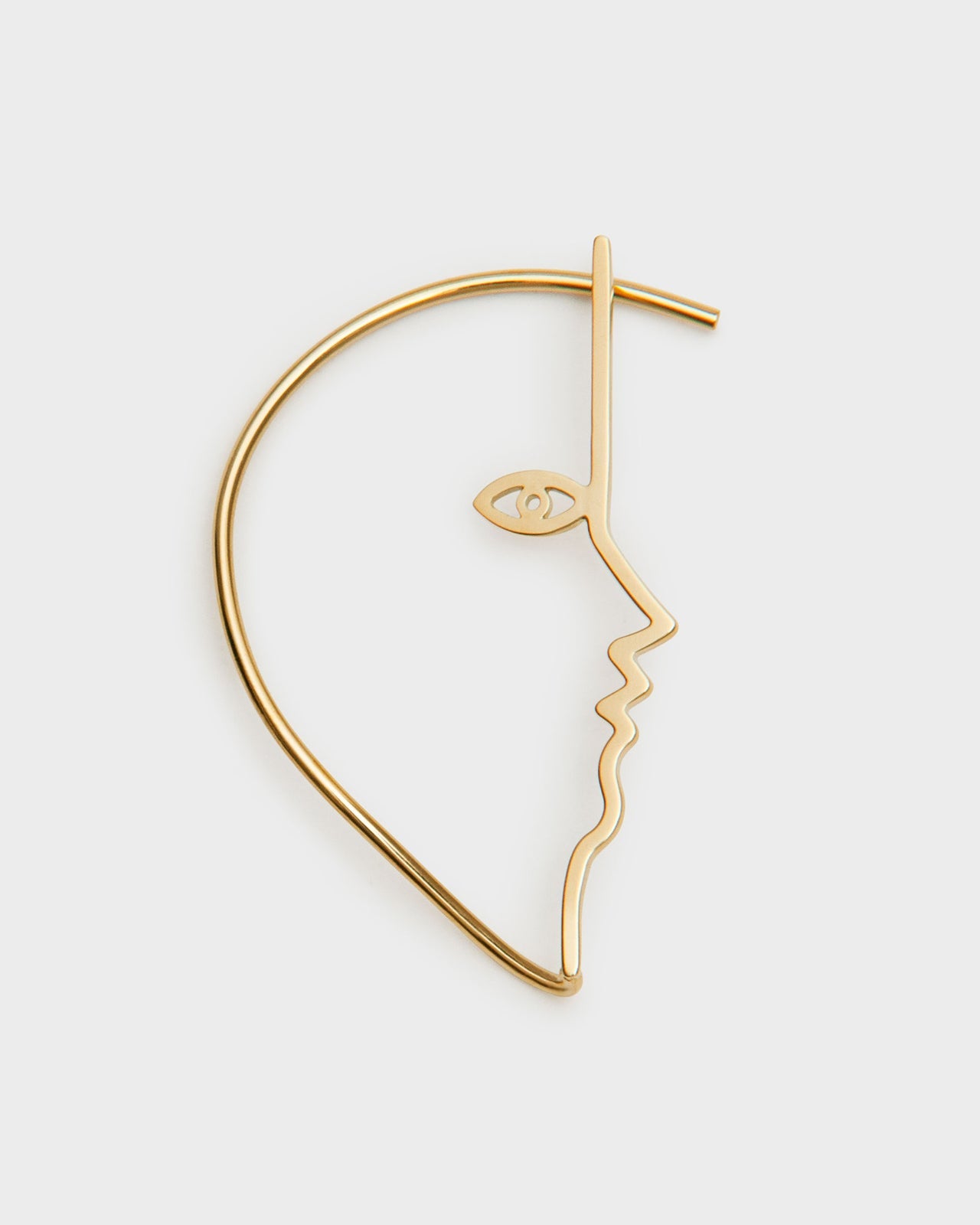 Dina Ear Cuff In Gold Vermeil