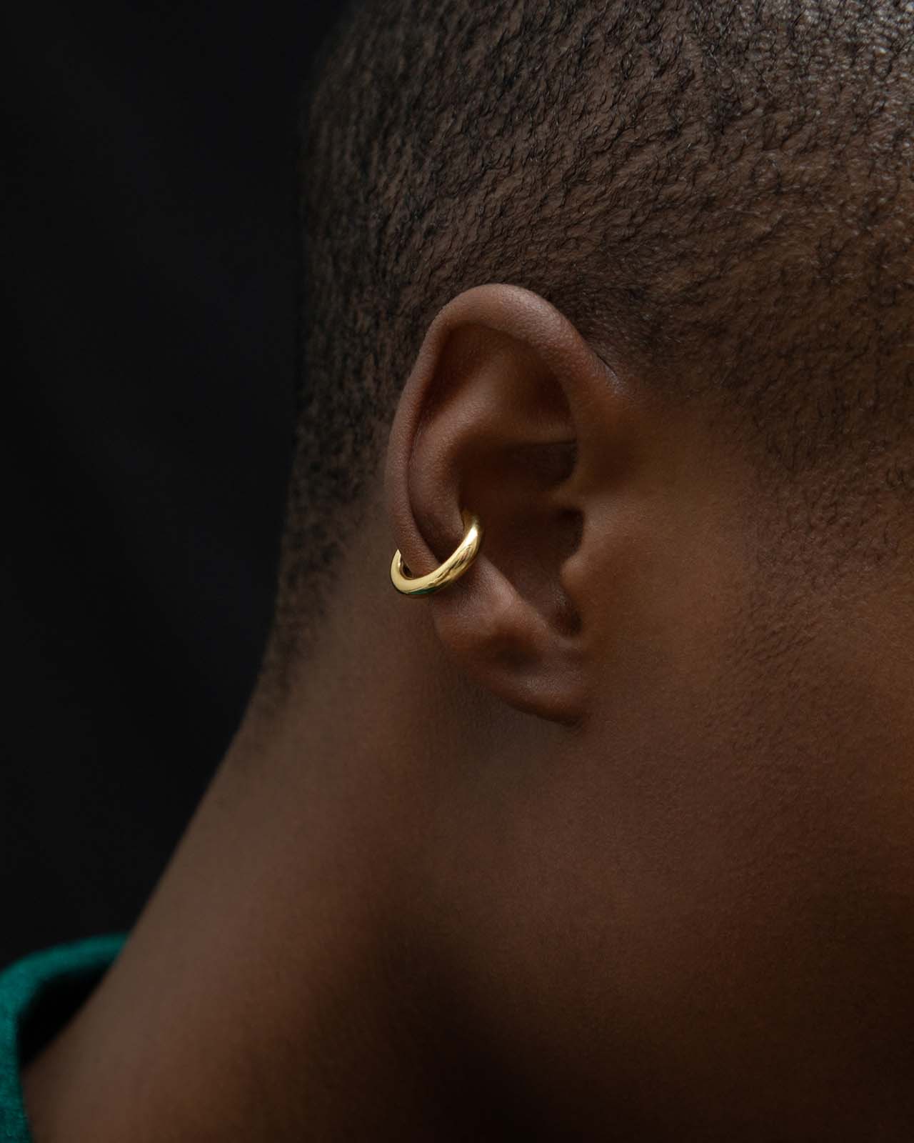 Ear-cuff Minimalist en vermeil