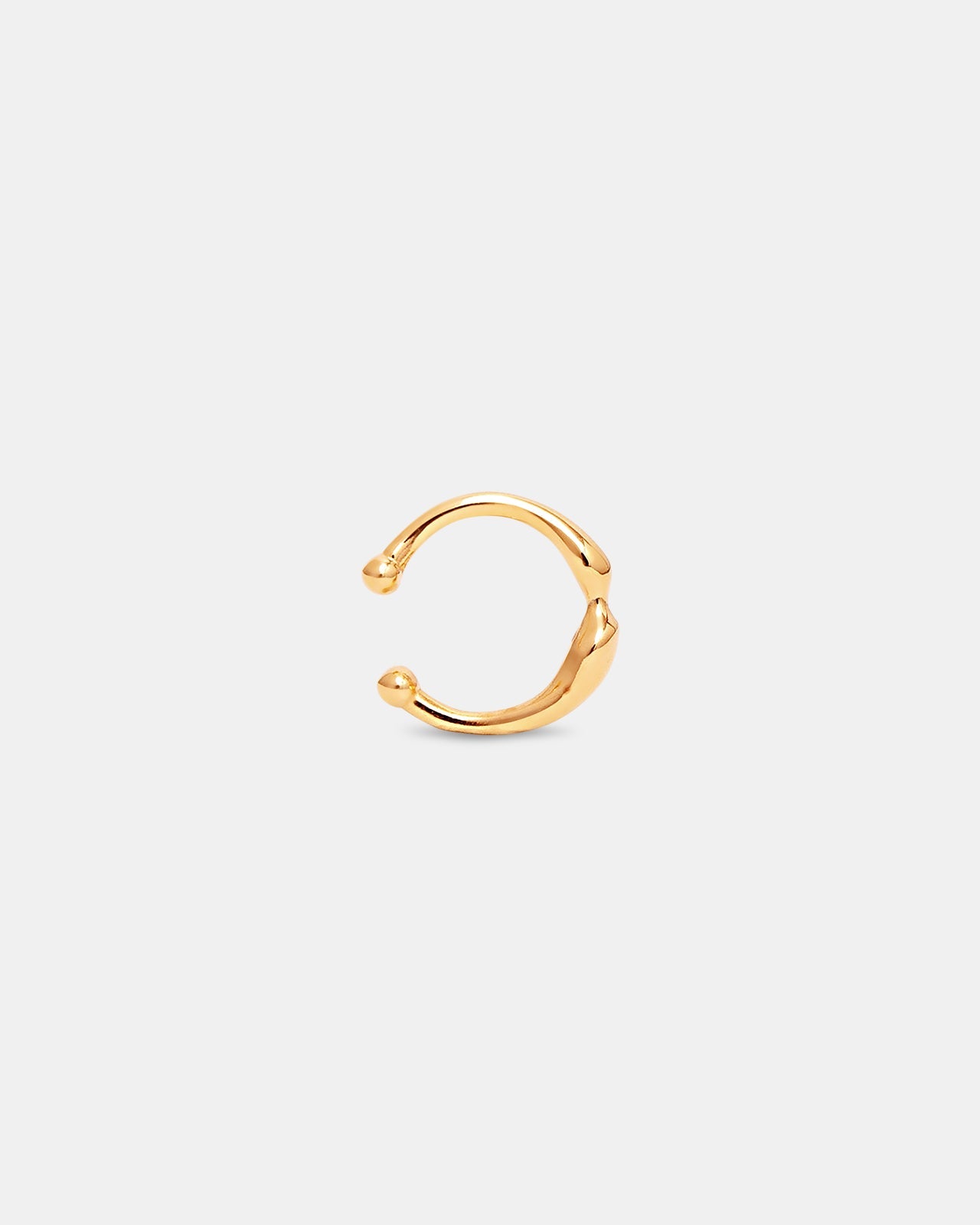 Hope Ear Cuff In Gold Vermeil