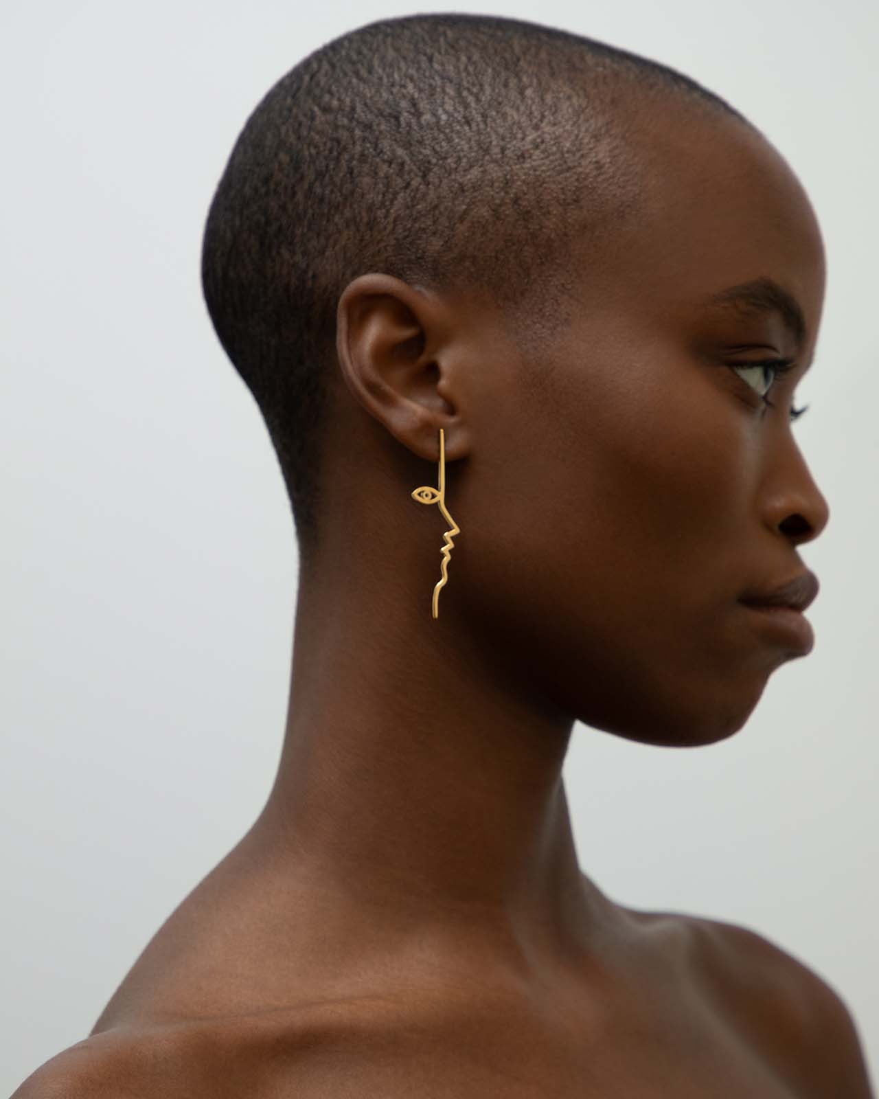 Dina Earrings In Gold Vermeil