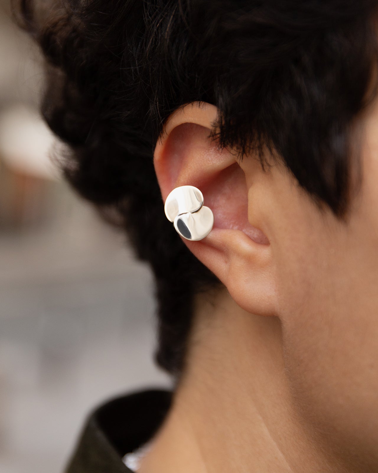 Mini Ears Eucalyptus Mini Ear Cuff – Mara Paris