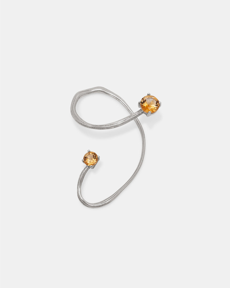 Ear-cuff Oksa avec citrine