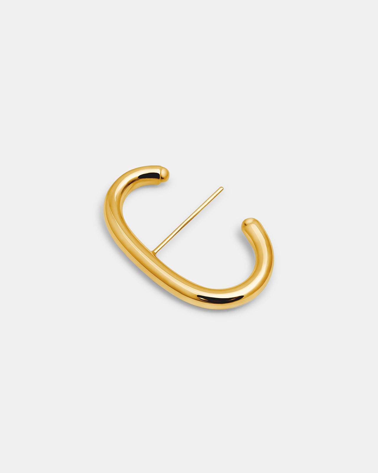 Minimalist Huggie Earrings In Gold Vermeil – Mara Paris