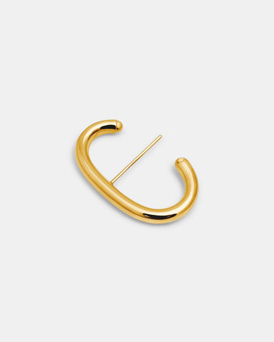 Boucles d'oreilles Minimalist Huggie en vermeil
