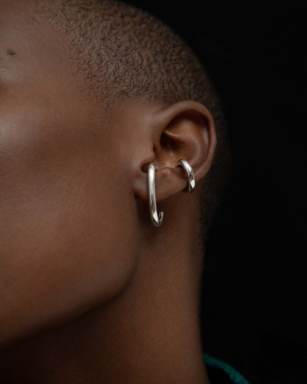 firisの片耳　ear cuff Spiro Ear Cuff