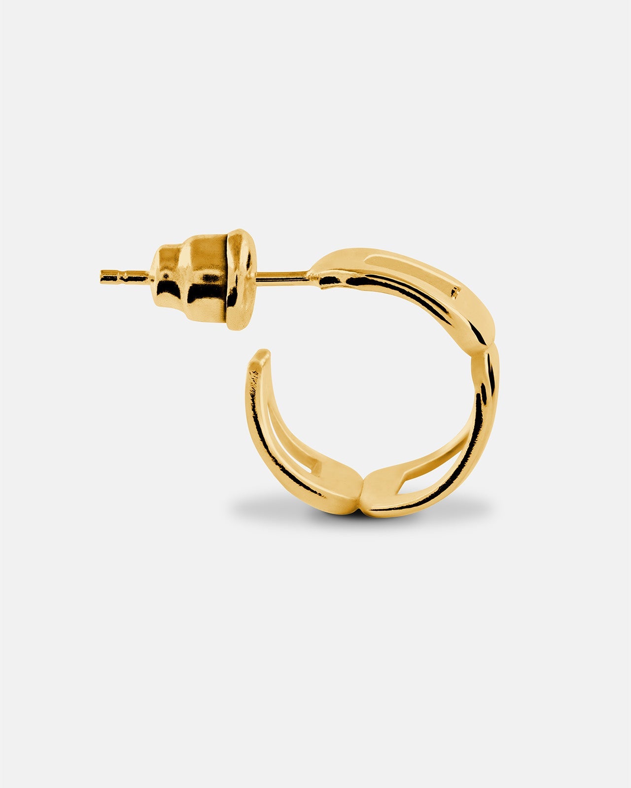 Voyage Mini Hoop Earrings In Gold Vermeil