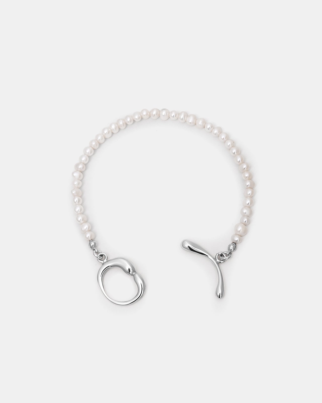 White Pearl Hope Bracelet