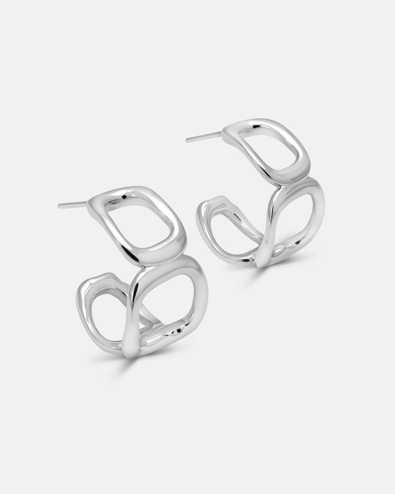 Voyage Hoop Earrings