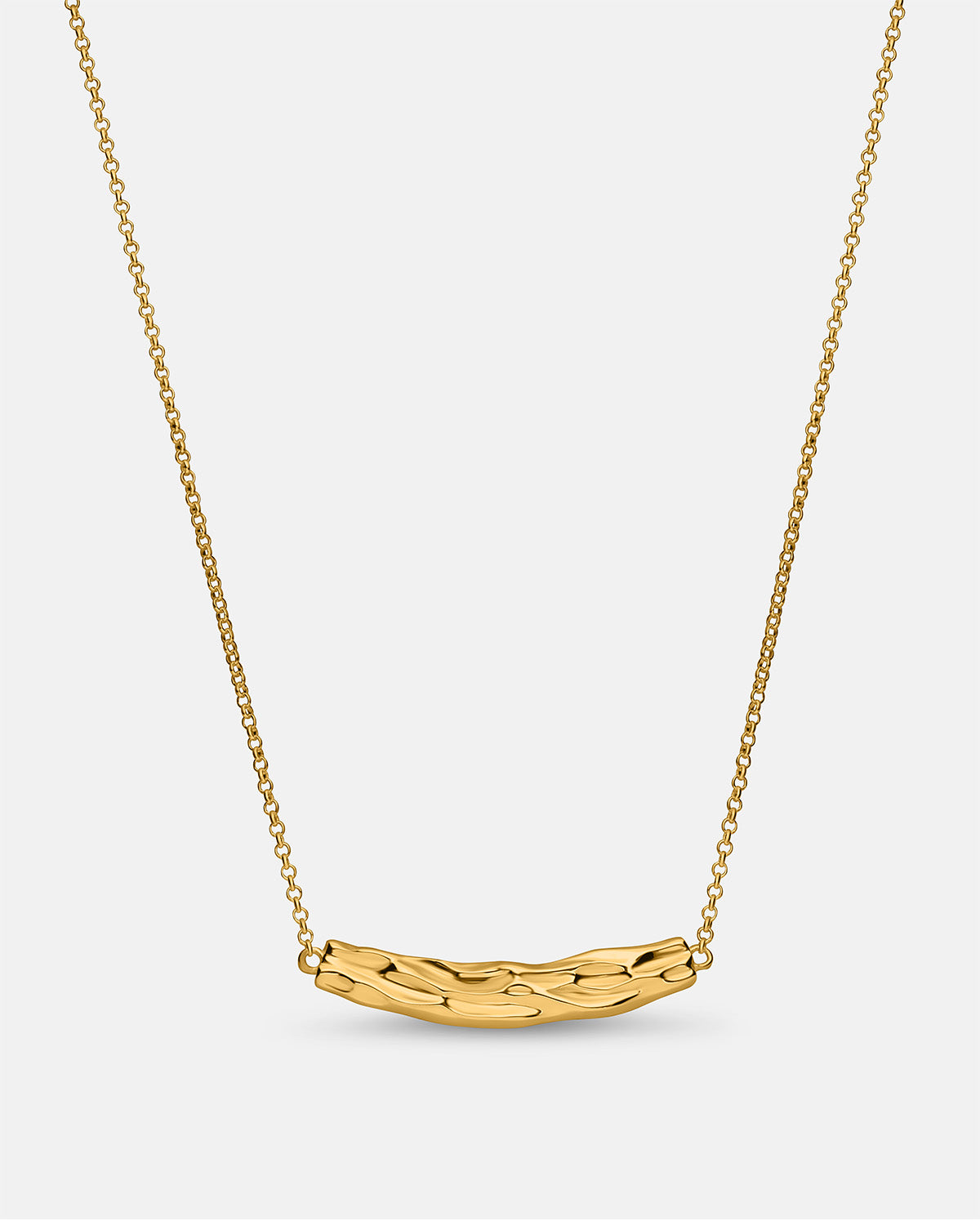 Aurora Bar Necklace in Gold Vermeil