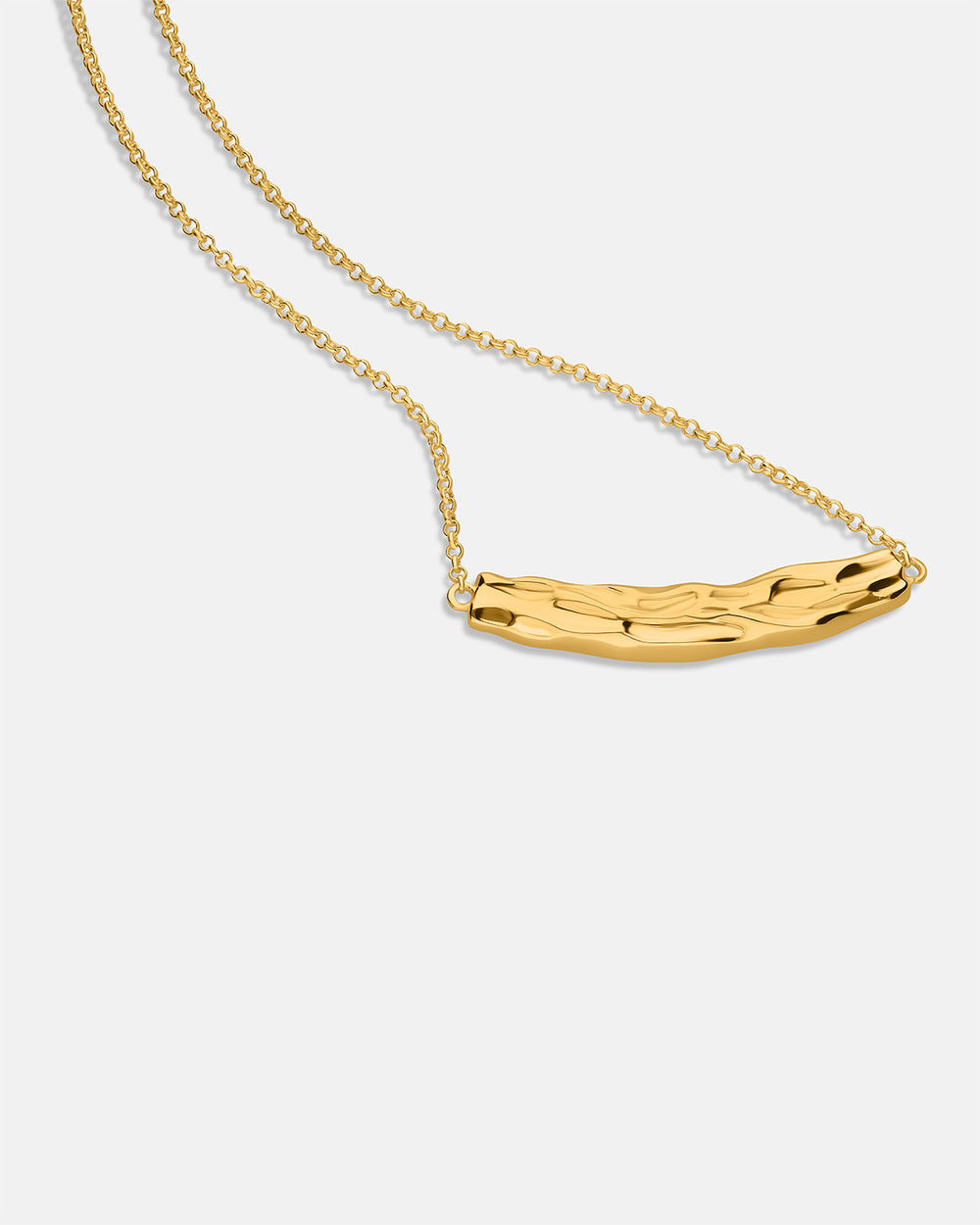 Aurora Bar Necklace in Gold Vermeil