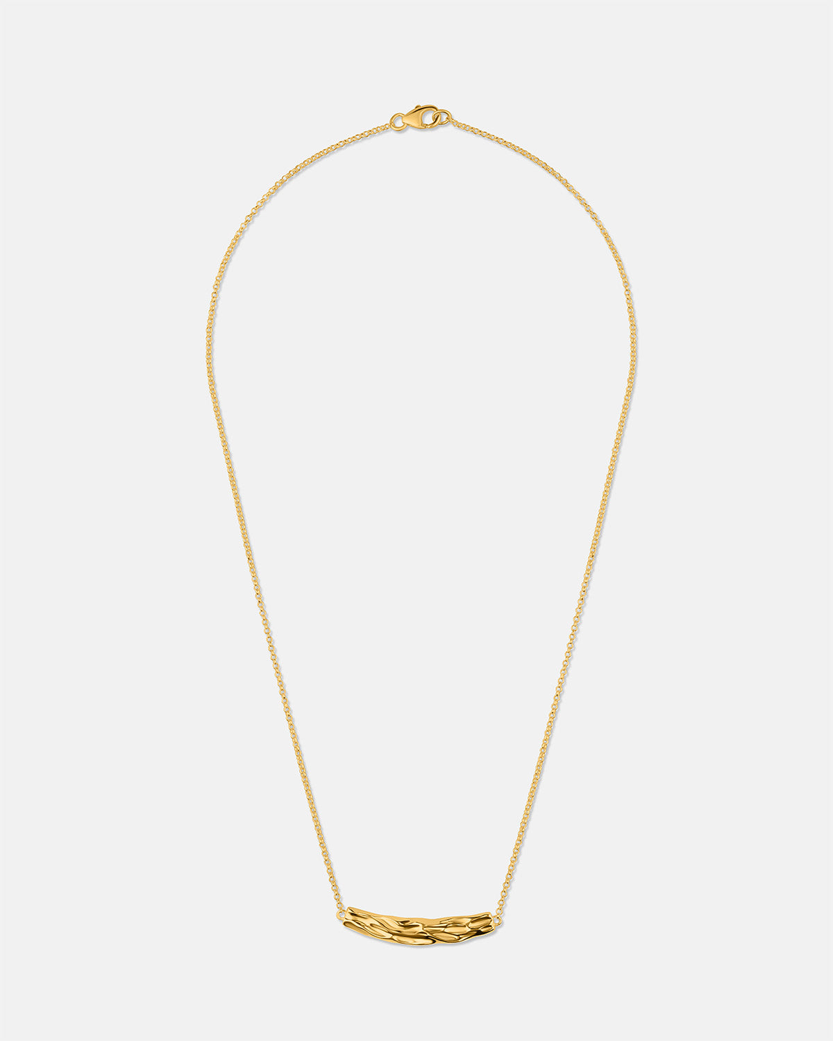 Aurora Bar Necklace in Gold Vermeil