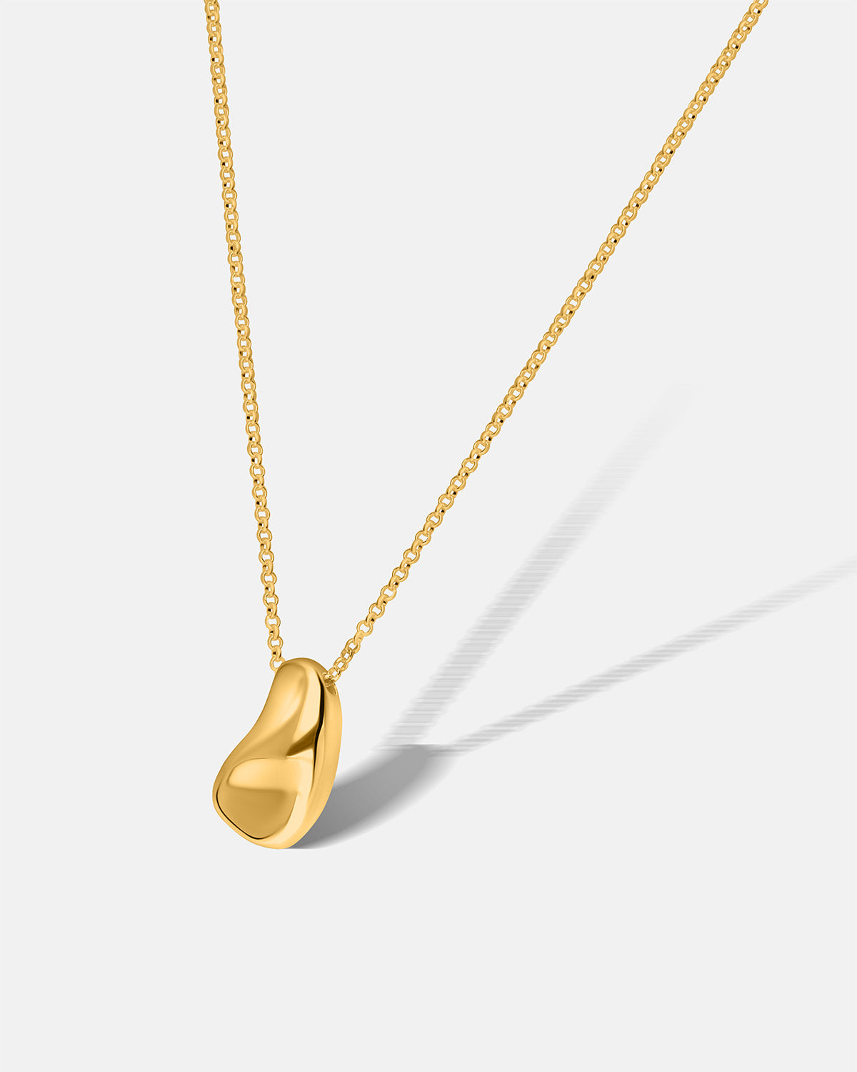 Pedra Pendant Necklace in Gold Vermeil