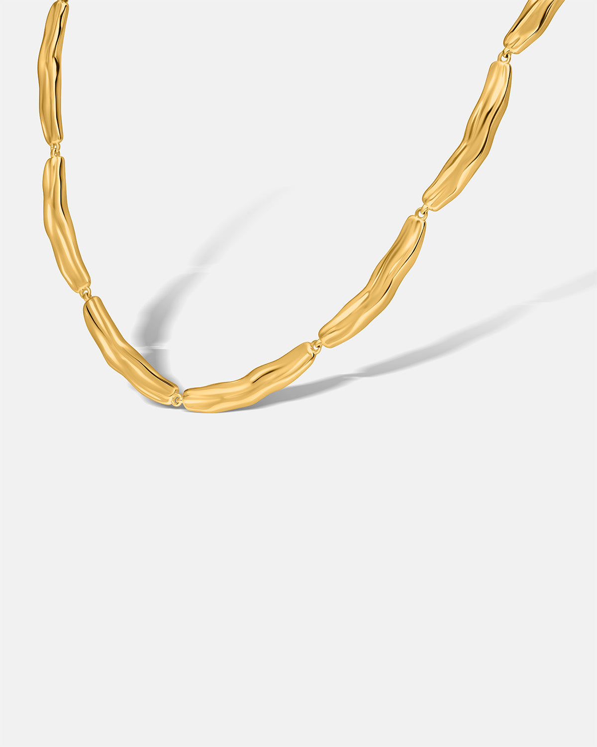 Aurora Collar Necklace in Gold Vermeil