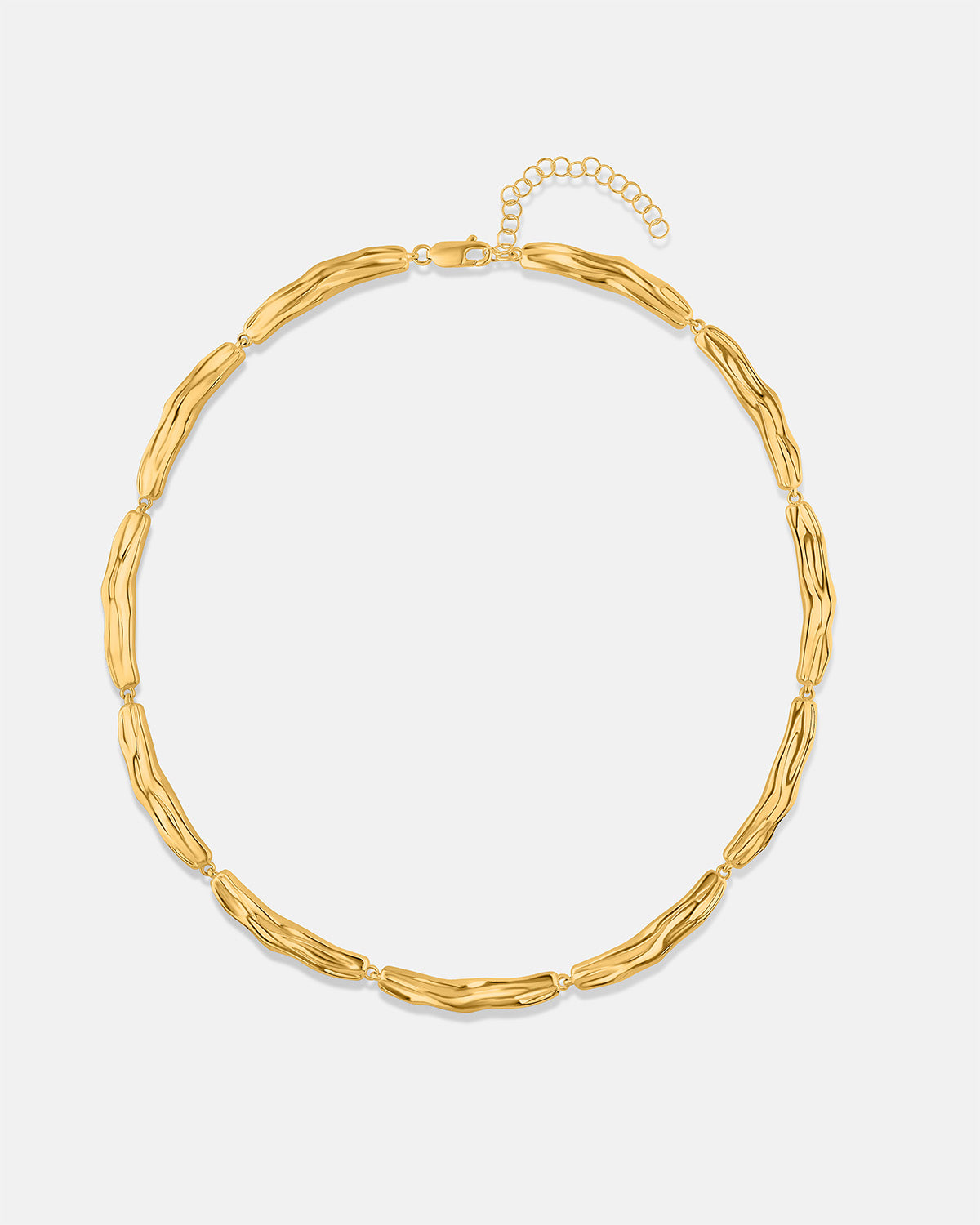 Aurora Collar Necklace in Gold Vermeil