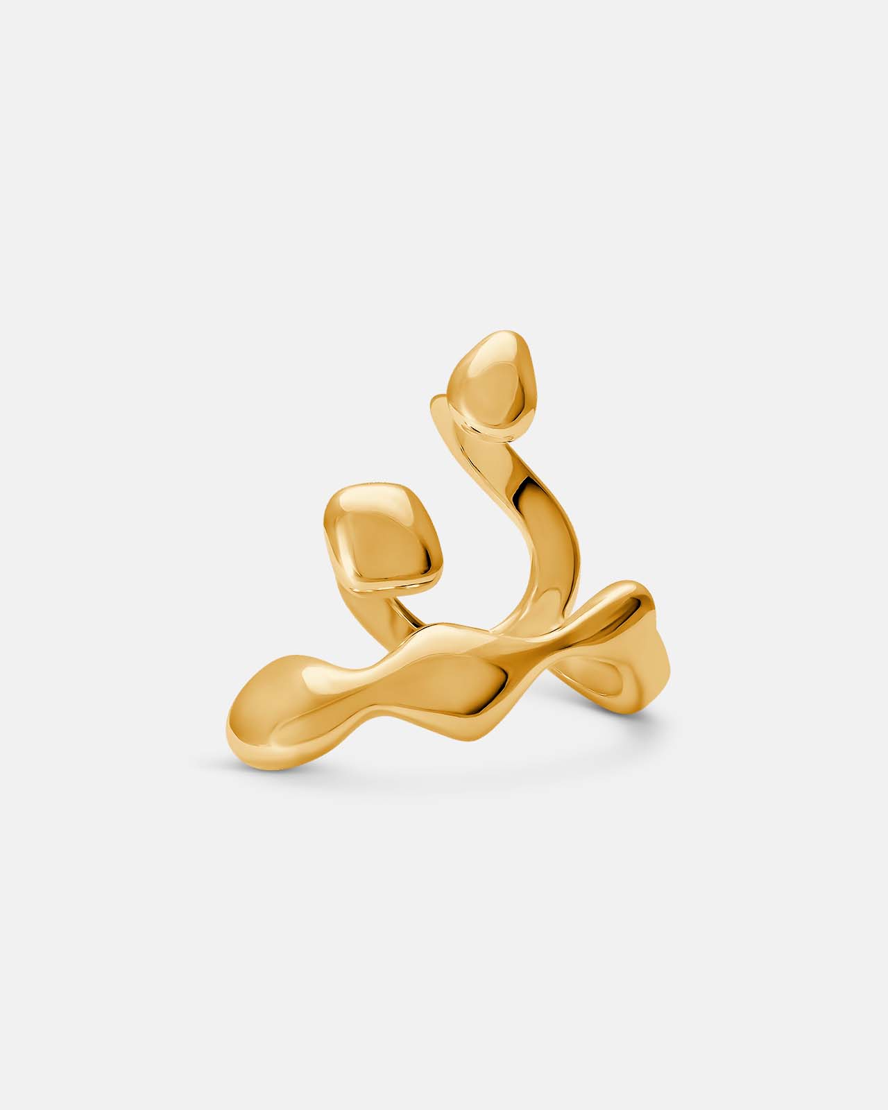 Flux Ring in Gold Vermeil