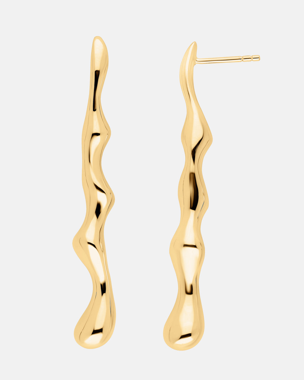 Pendientes Poem en vermeil