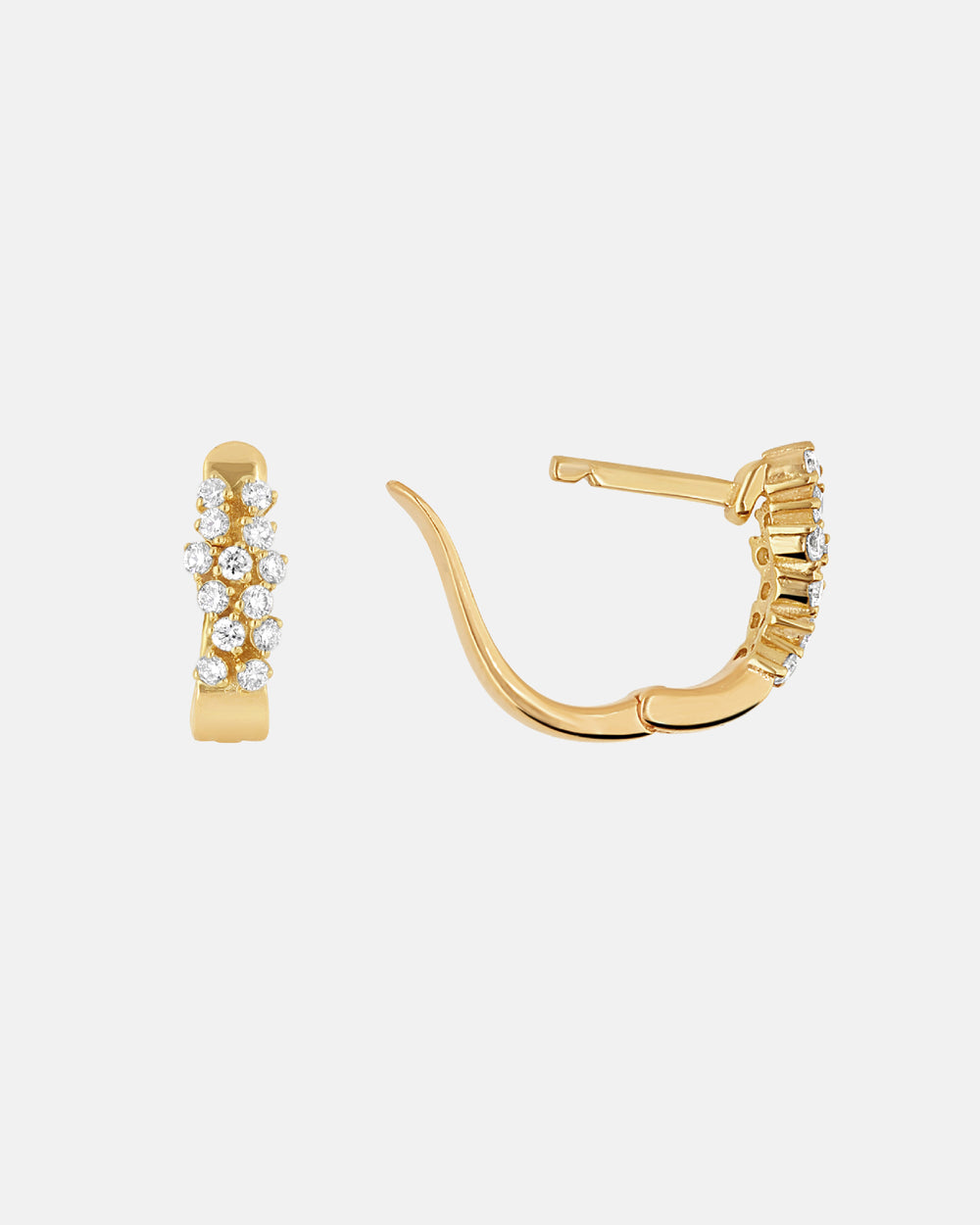 Quiet Intensity Huggie Earrings