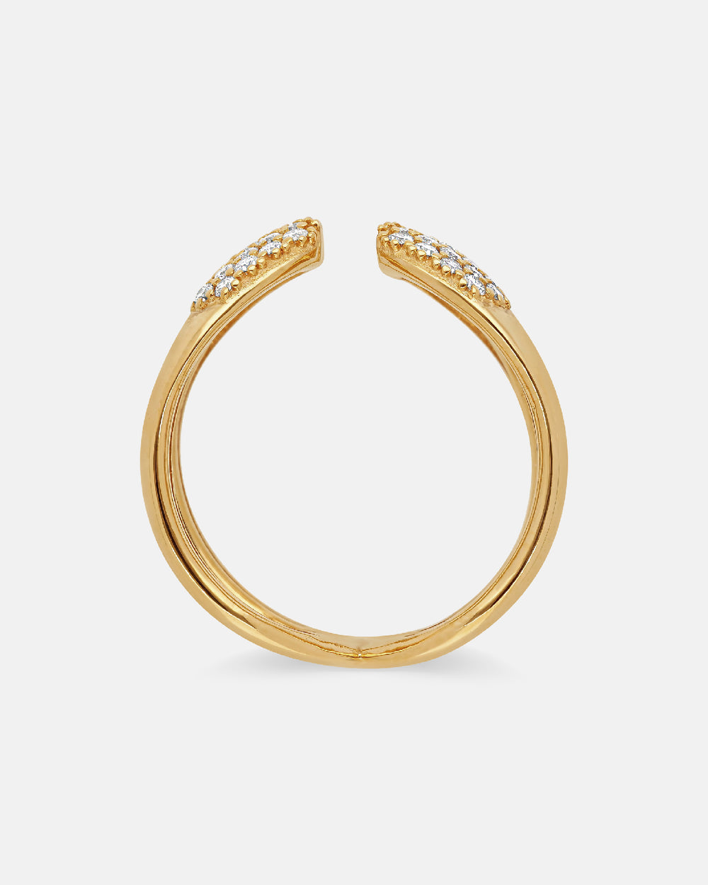 Double Ring with Diamonds