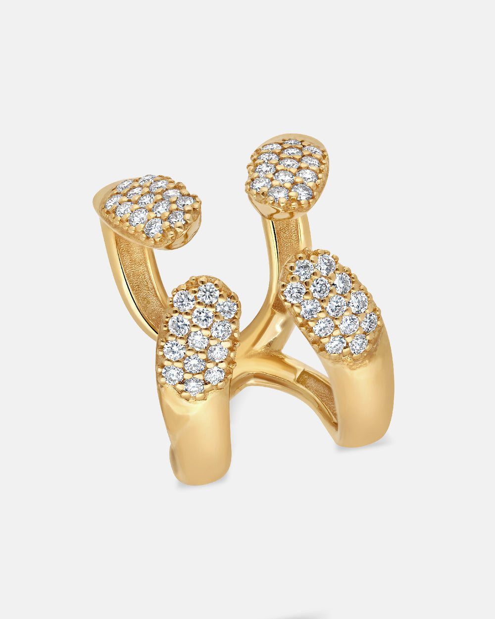 Double Ring with Diamonds