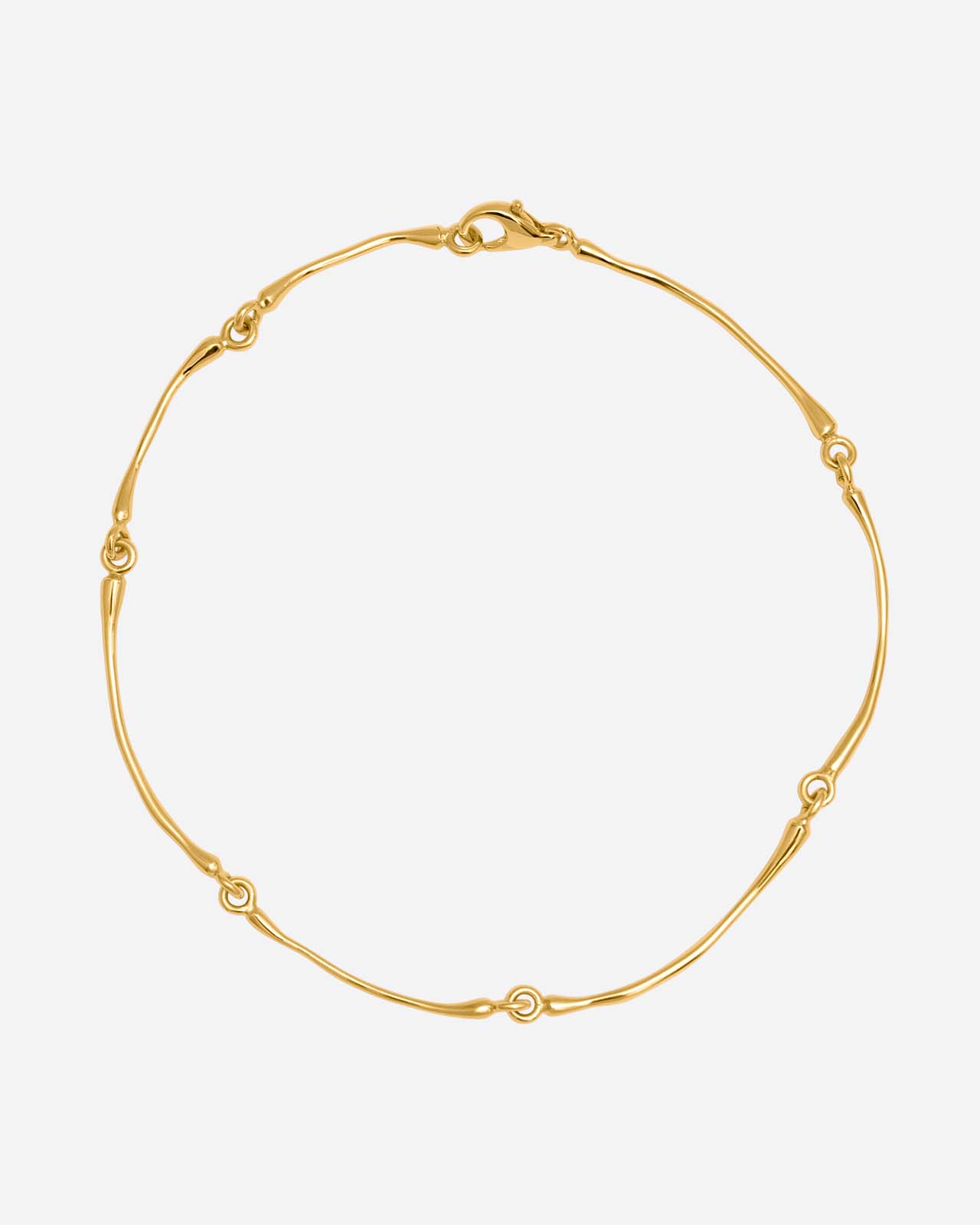 Hope Articulated Choker Necklace In Gold Vermeil