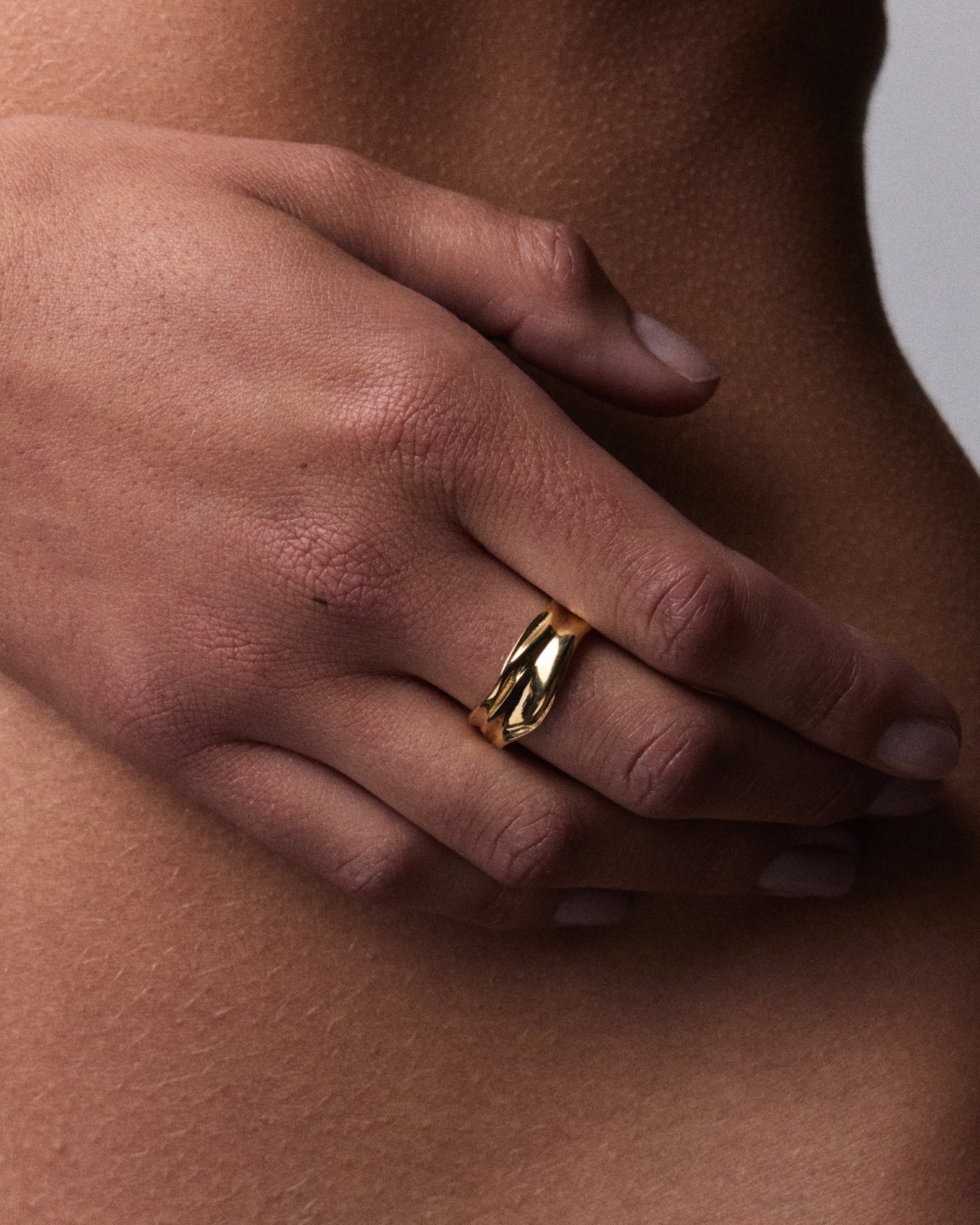 Aurora Medium Ring In Gold Vermeil