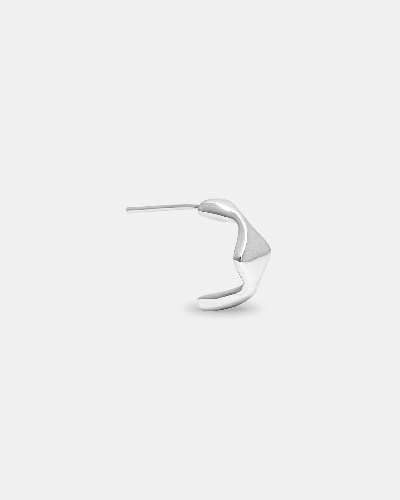 Flux Open Hoop Earrings