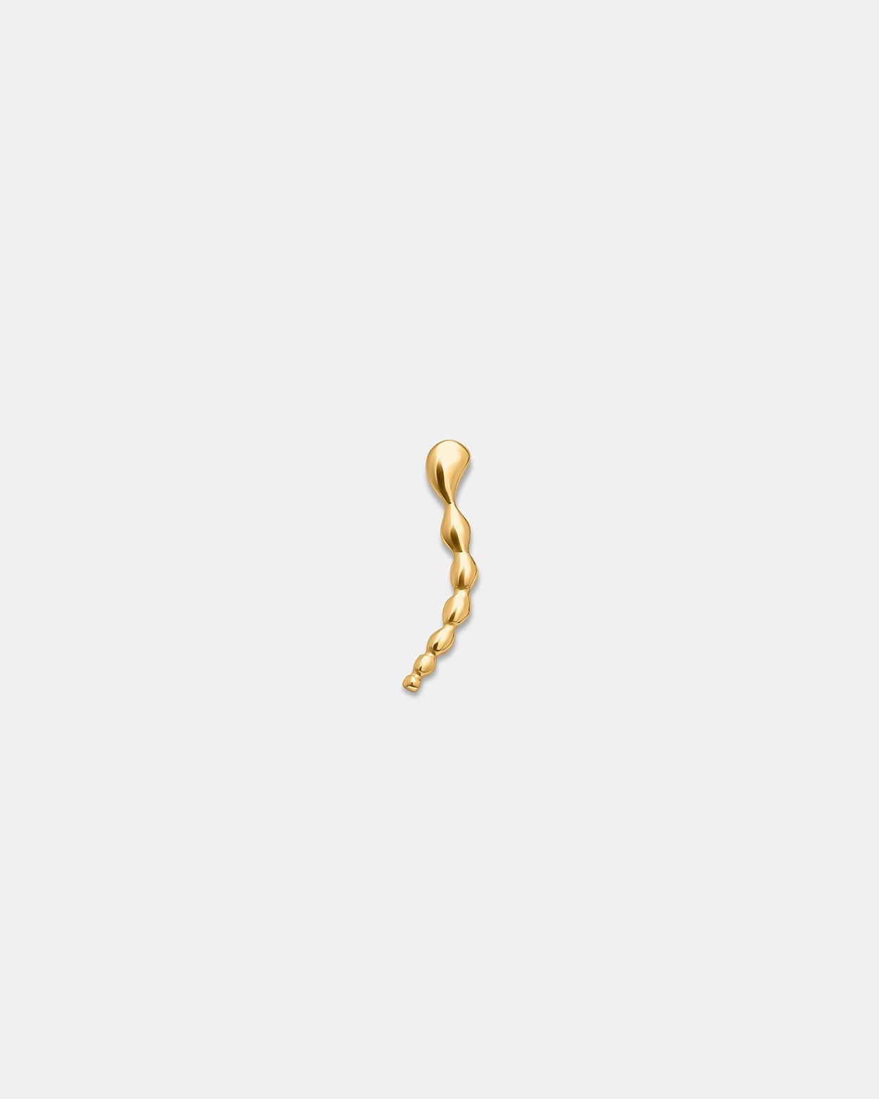 Memories Drop Earrings In Gold Vermeil