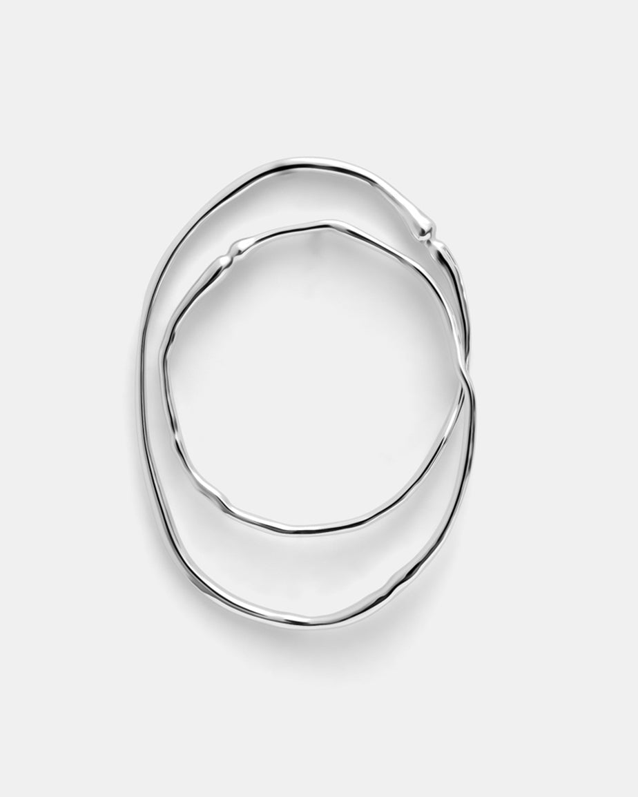 Hope Small Double Hoop Earrings