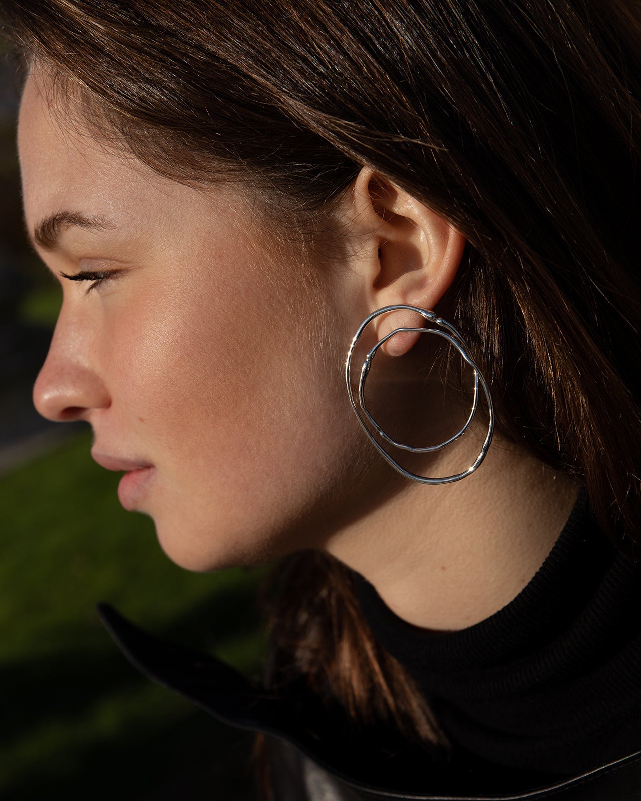 Hope Small Double Hoop Earrings