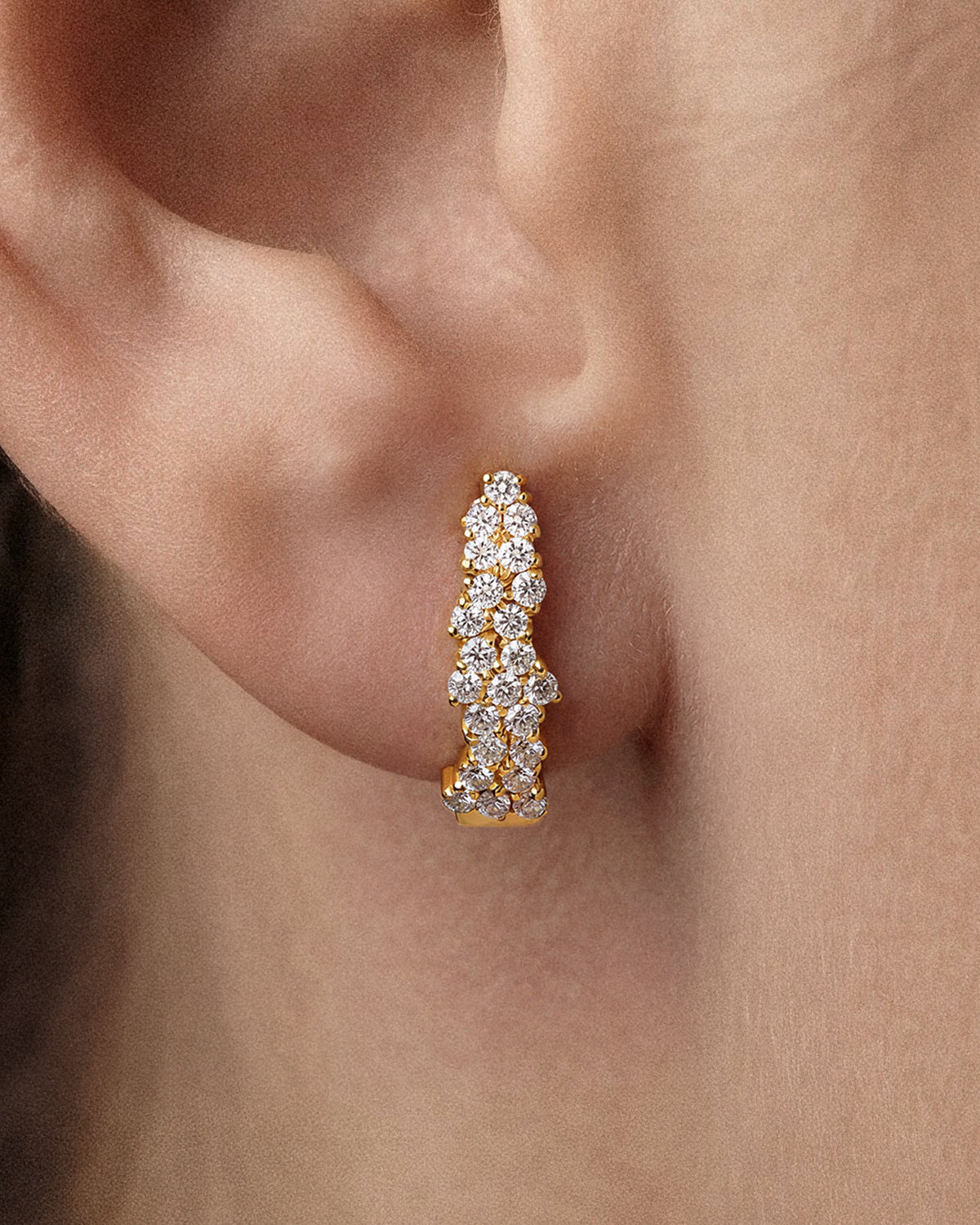 Boucles d’Oreilles Huggie Quiet Intensity Extended