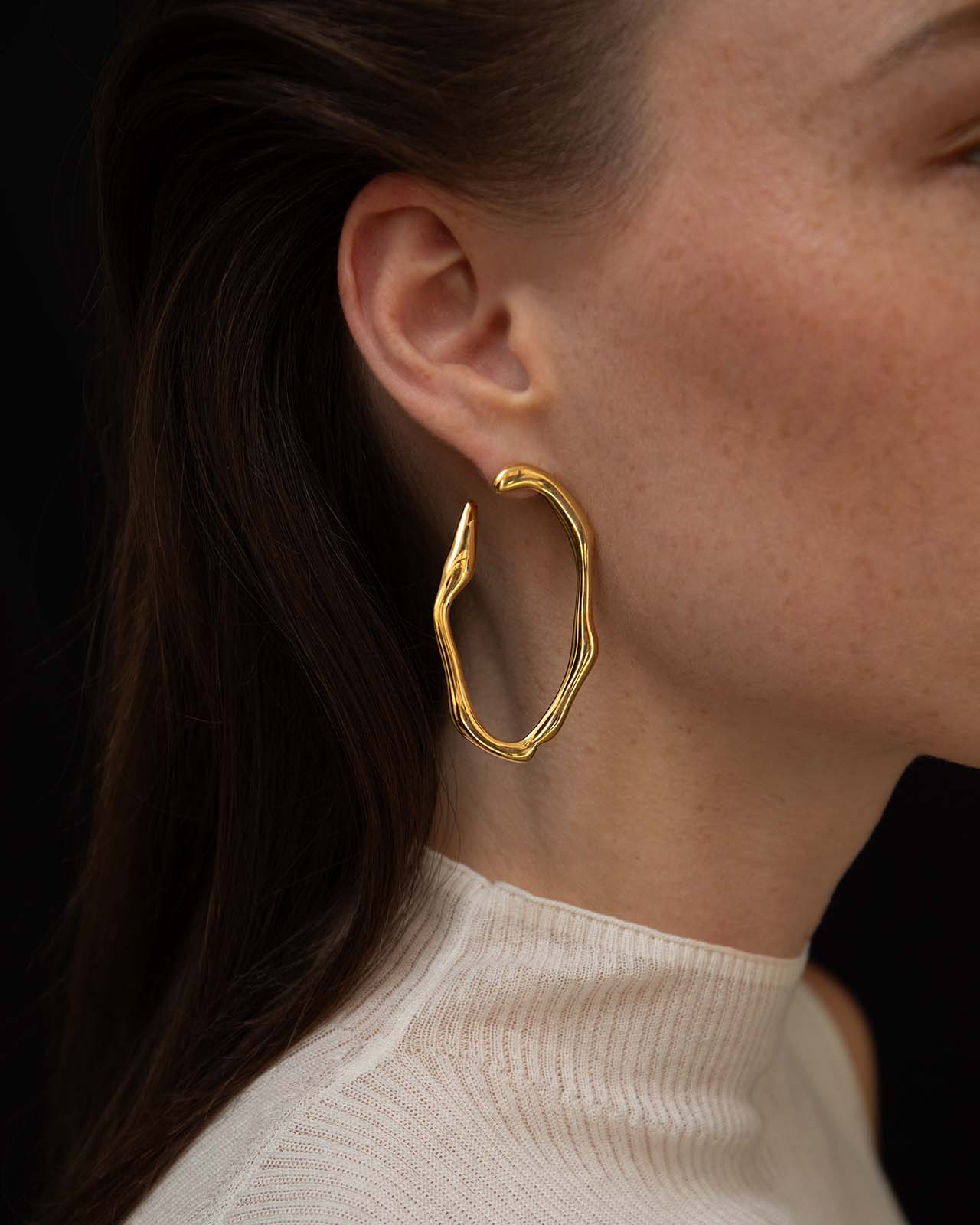 Eternity Earrings In Gold Vermeil