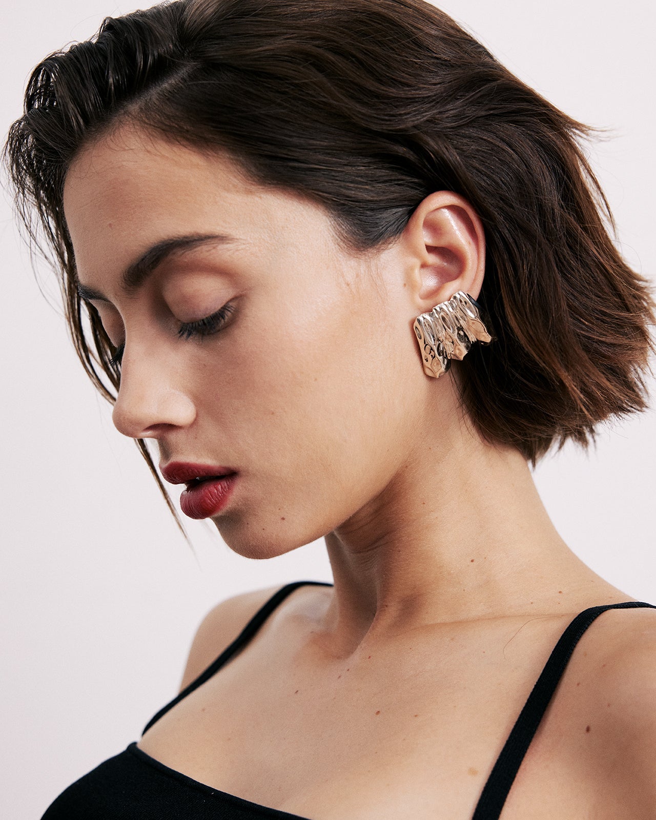 【HYERES LOR】25SS★ Full Moon SL (W) Volume Earrings Super Moon Large Earrings – Mara Paris