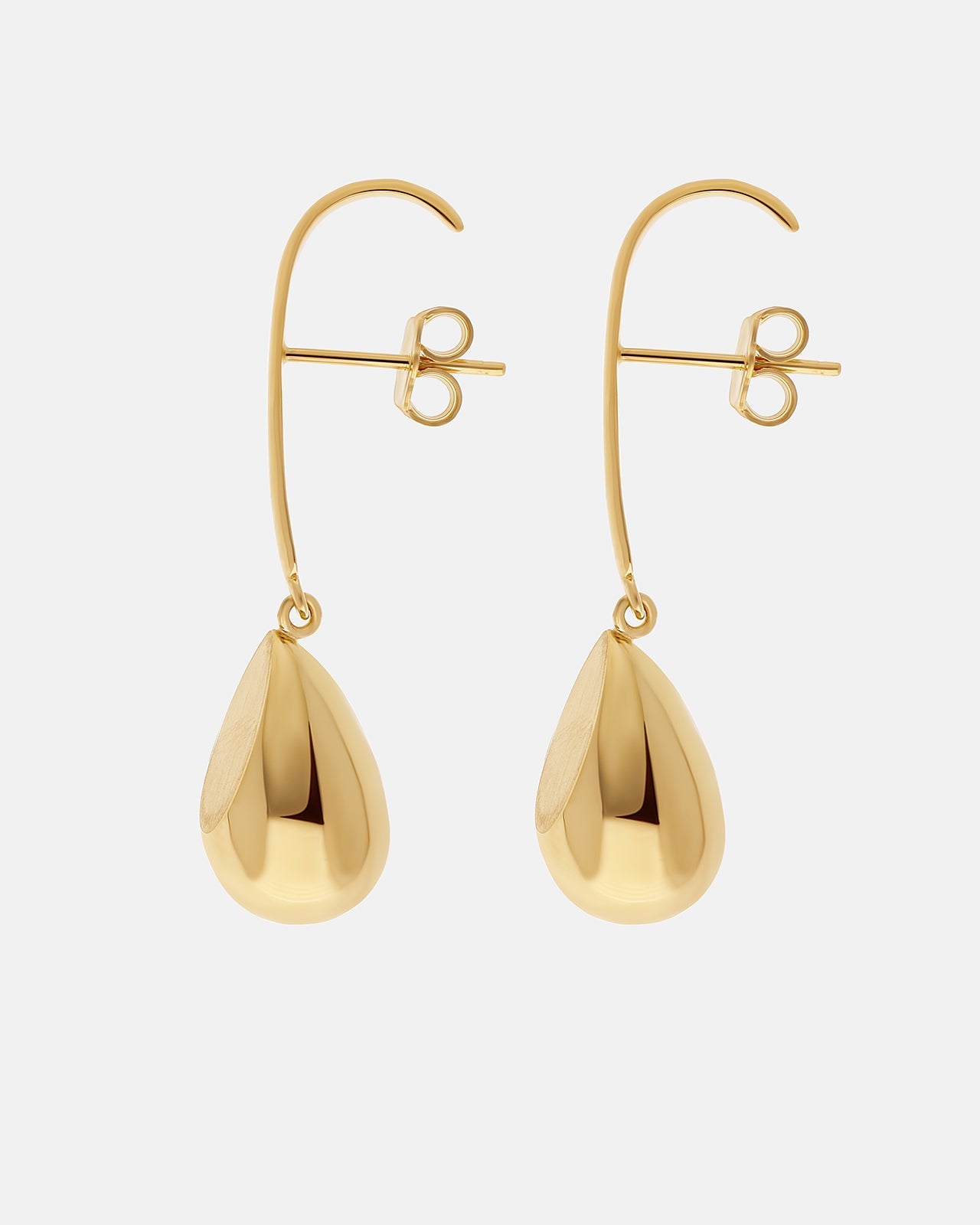 Small Sense Earrings In Gold Vermeil