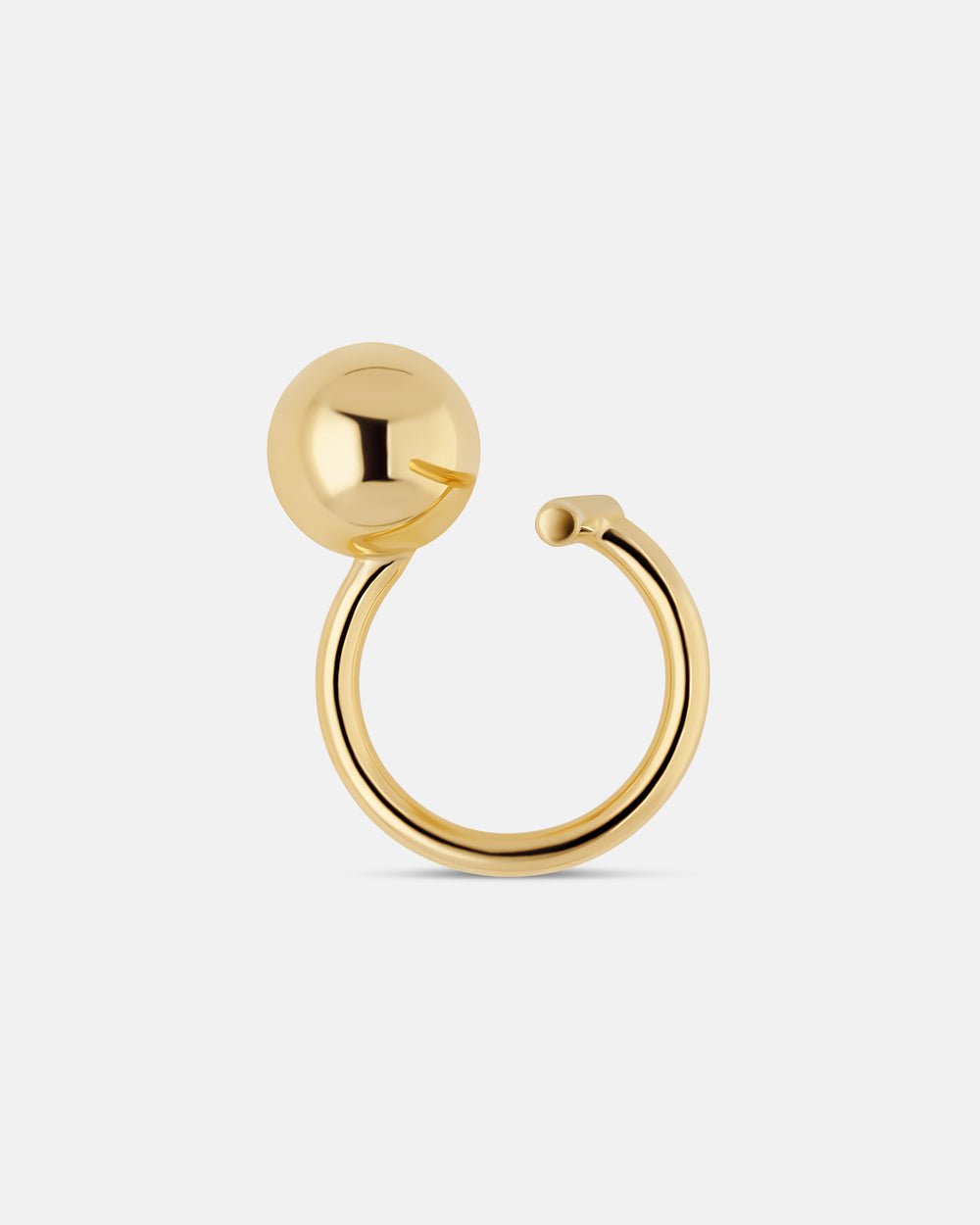 Anillo Single Glow en vermeil