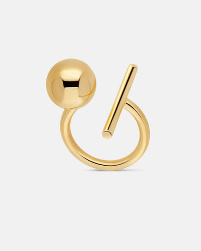 Bague Single Glow en vermeil