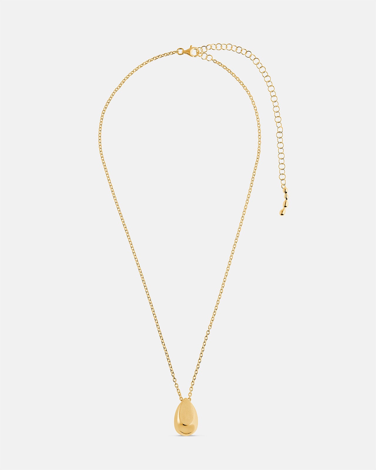 Small Sense Pendant Necklace In Gold Vermeil