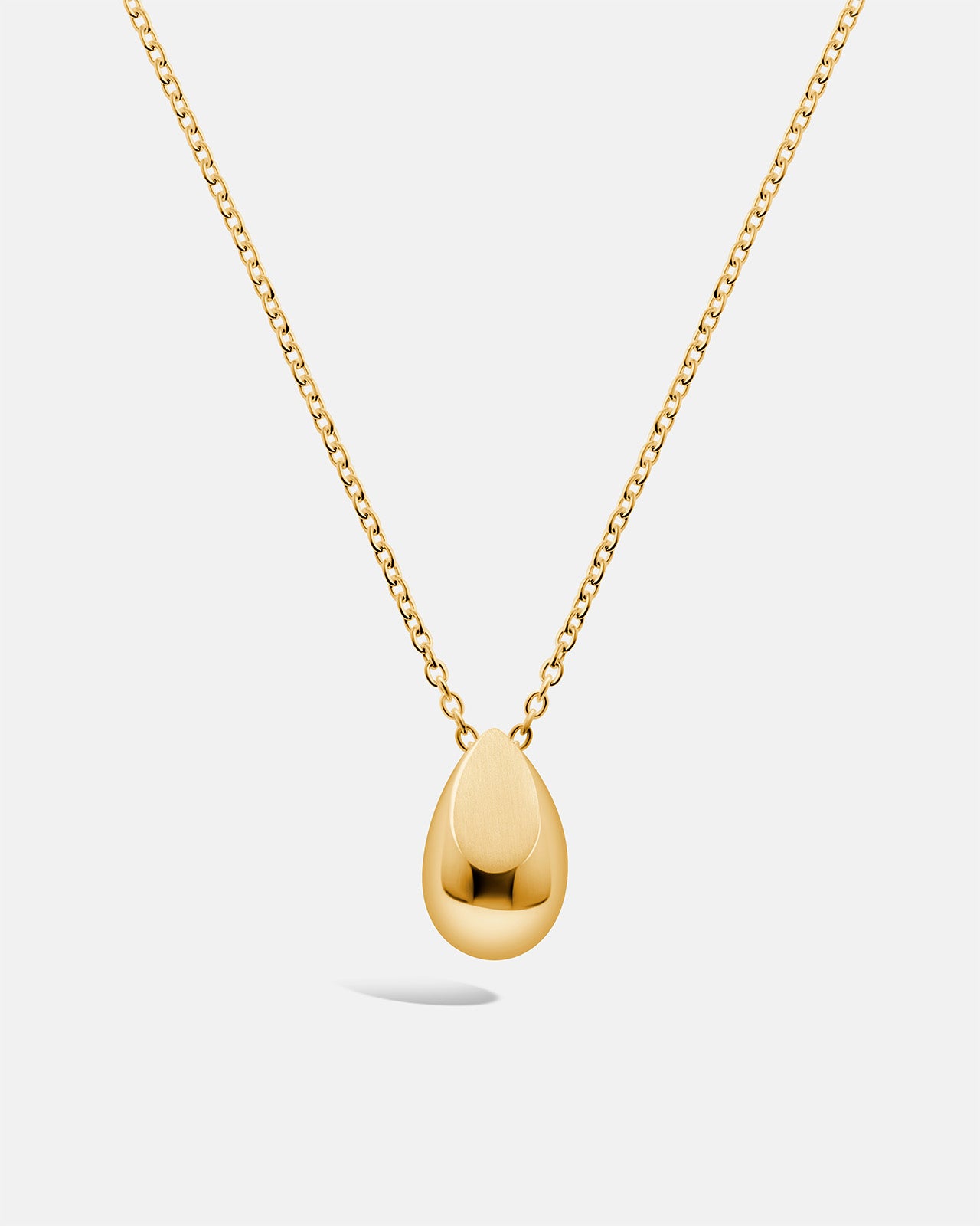 Small Sense Pendant Necklace In Gold Vermeil