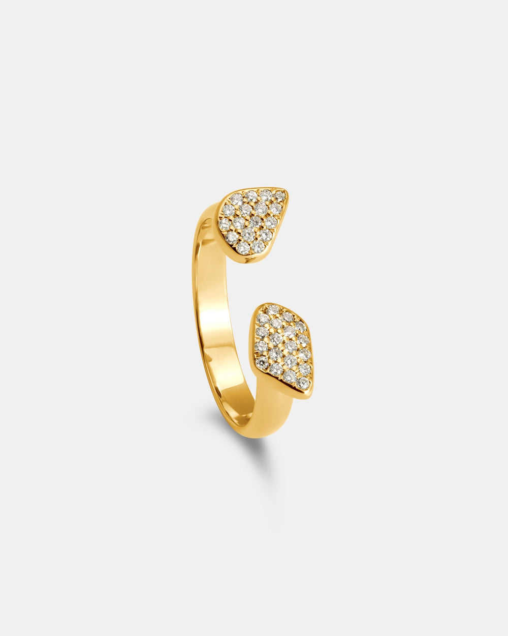 Bague Dream en Or massif 18k avec diamants pavés