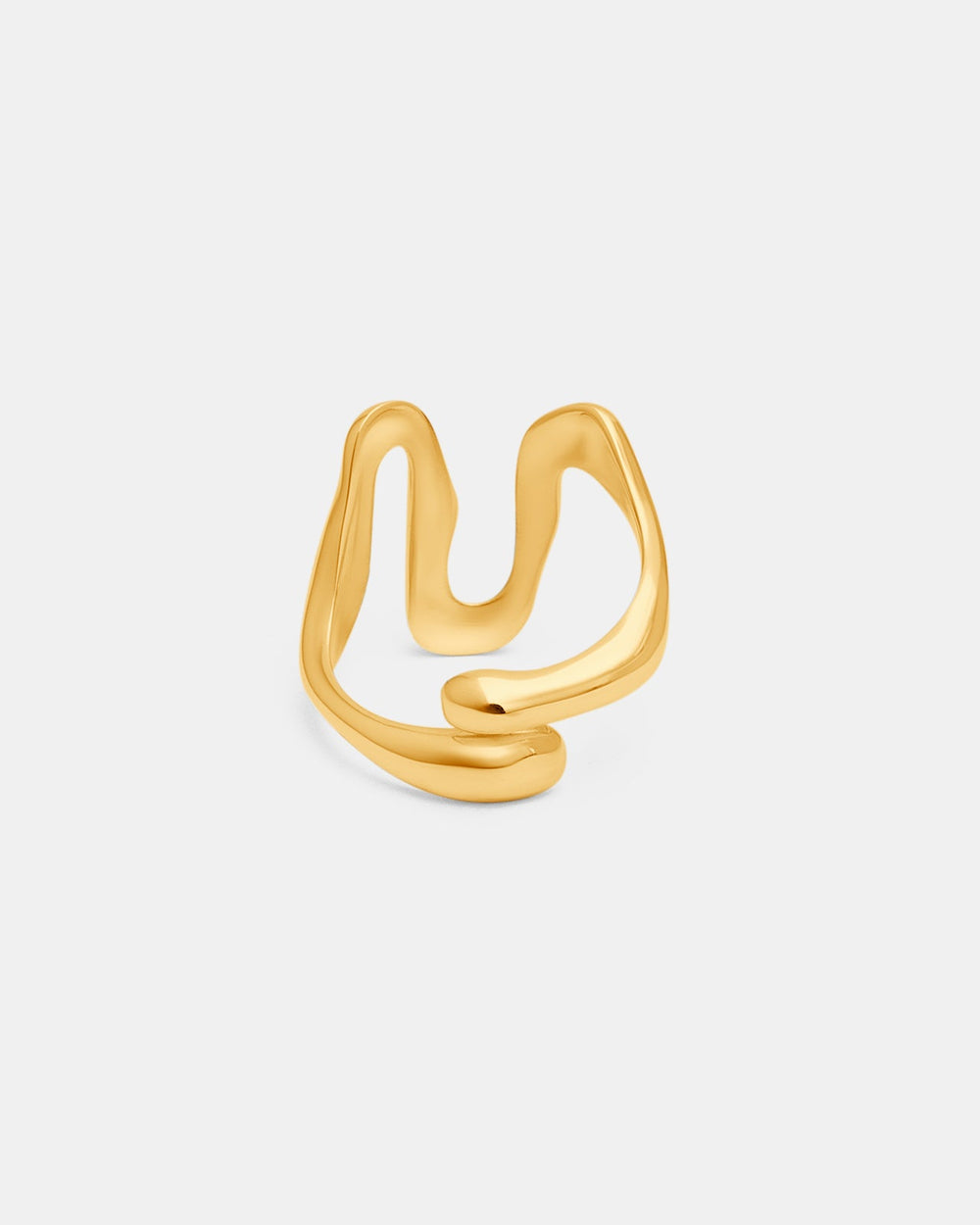 Anillo New Wave en vermeil