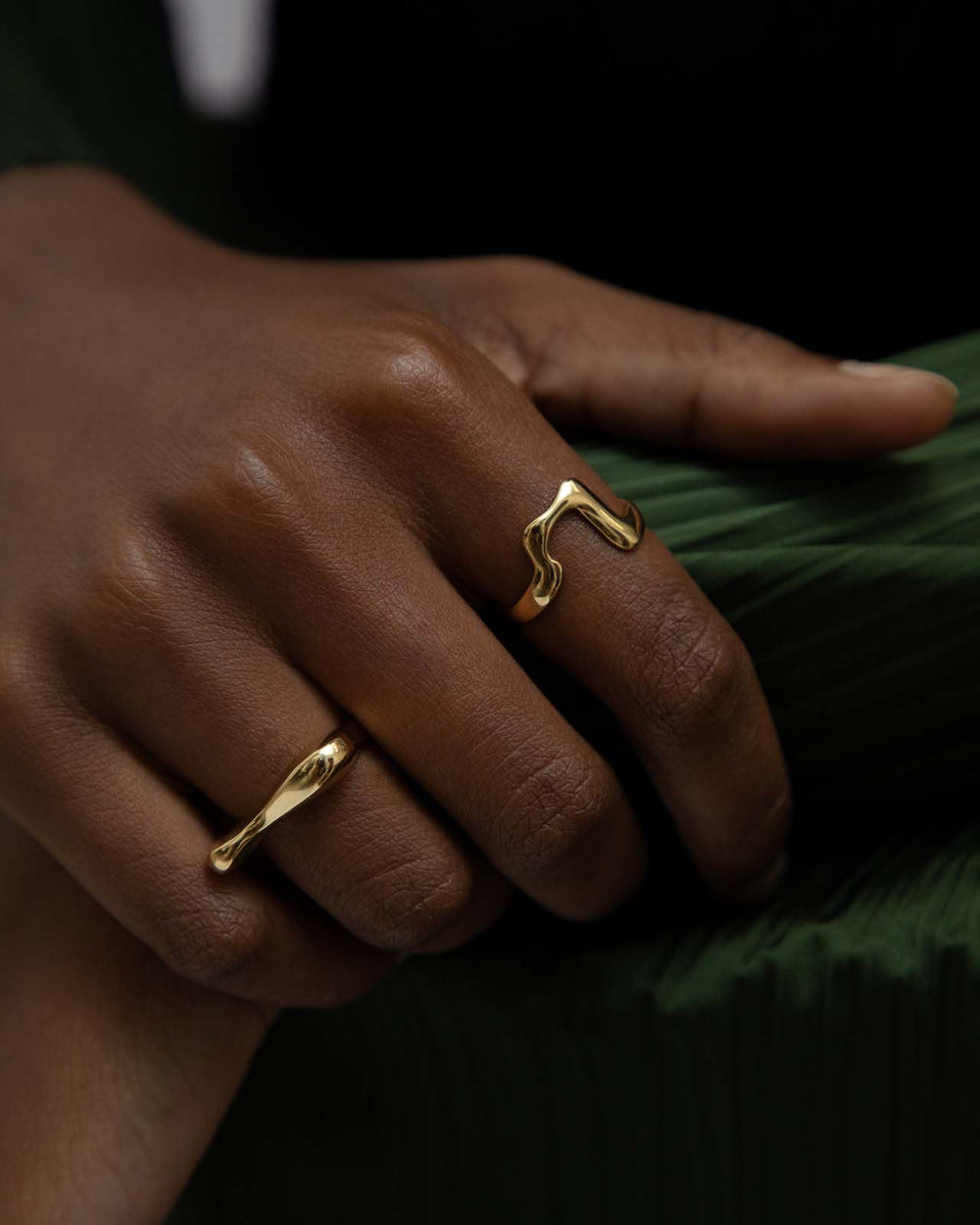 Anillo Great Figure en vermeil