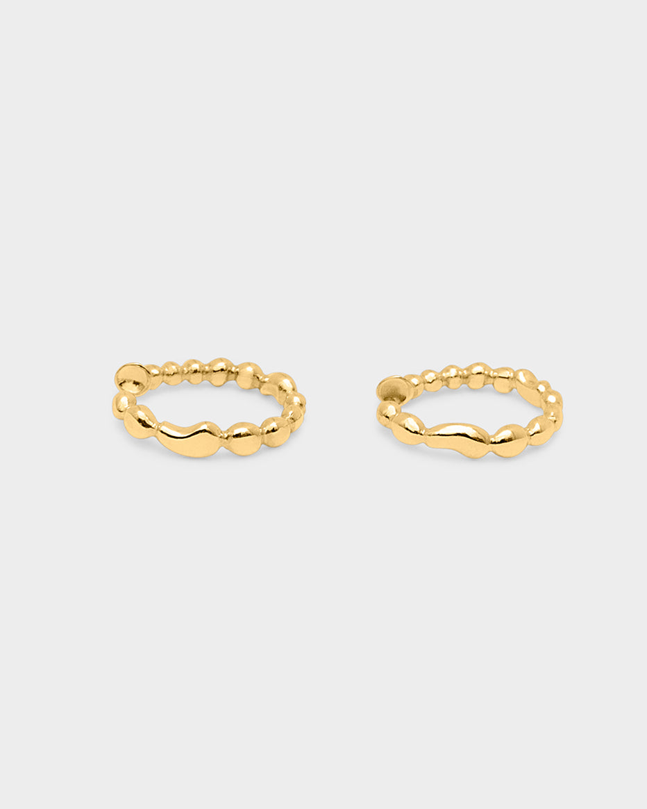 Memories Small Hoop Ear Cuff In Gold Vermeil