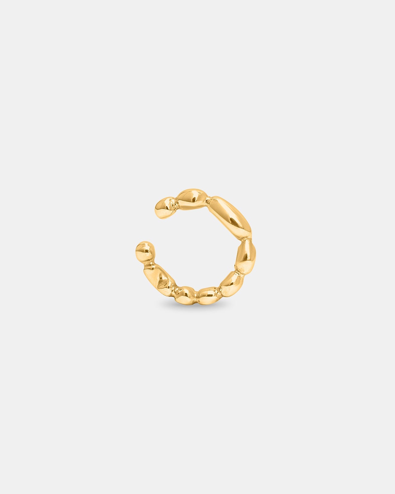 Memories Mini Hoop Ear Cuff In Gold Vermeil